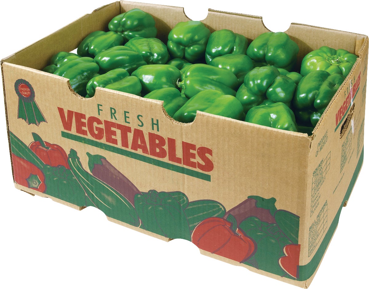 GREEN BELL PEPPERS WHOLE CASE