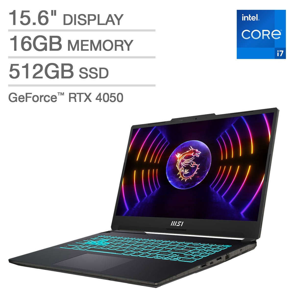 MSI CYBORG 15.6¨ GAMING LAPTOP NVIDIA GEFORCE RTX4050