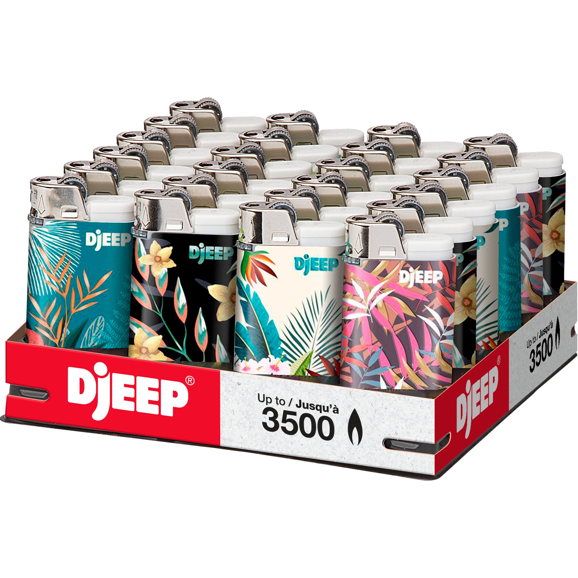 BIC LIGHTERS DJEEP VIBRANT 24CT