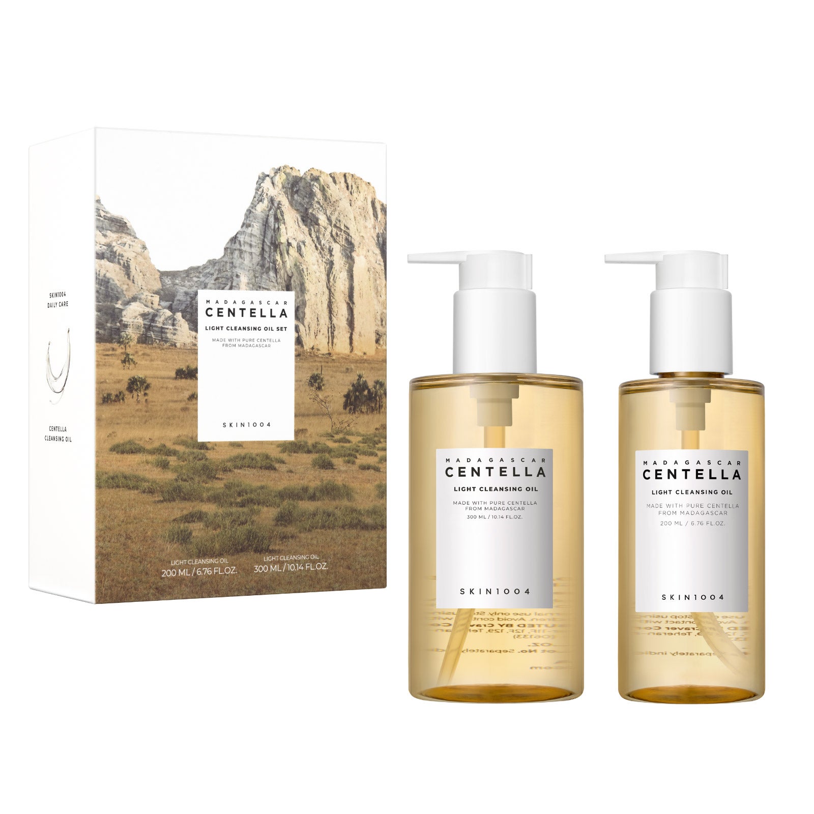 SKIN1004 MADAGASCAR CENTELLA LIGHT CLEANSING OIL SET