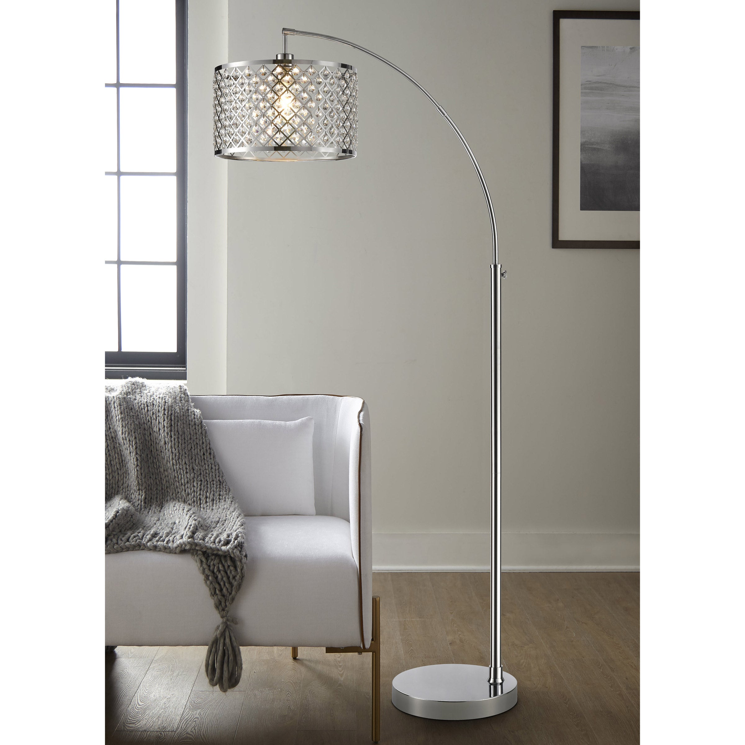 BRIDGEPORT DESIGNS GISELE ARC FLOOR LAMP - Image 1