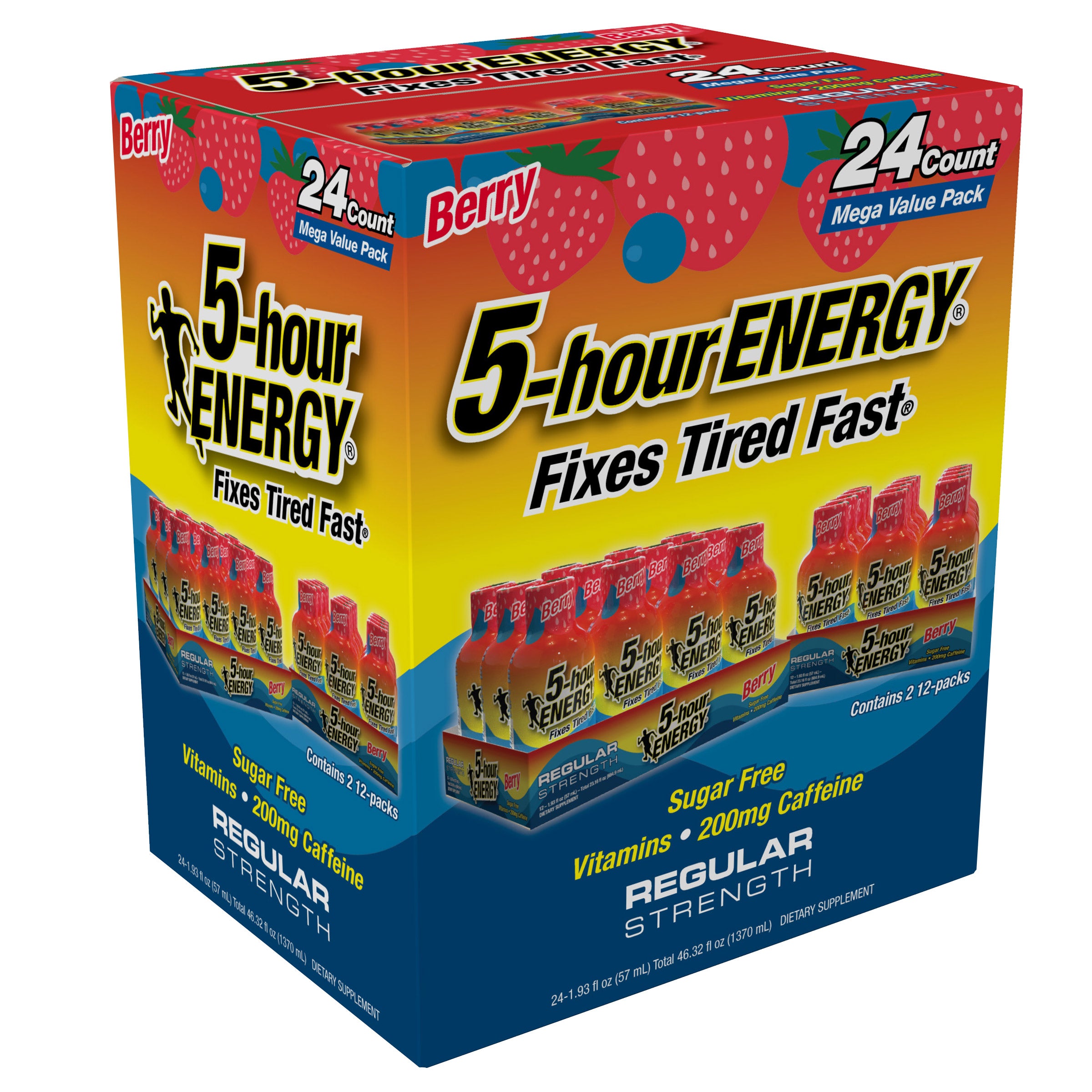 5-HOUR ENERGY REGULAR STRENGTH BERRY 24CT - Image 1