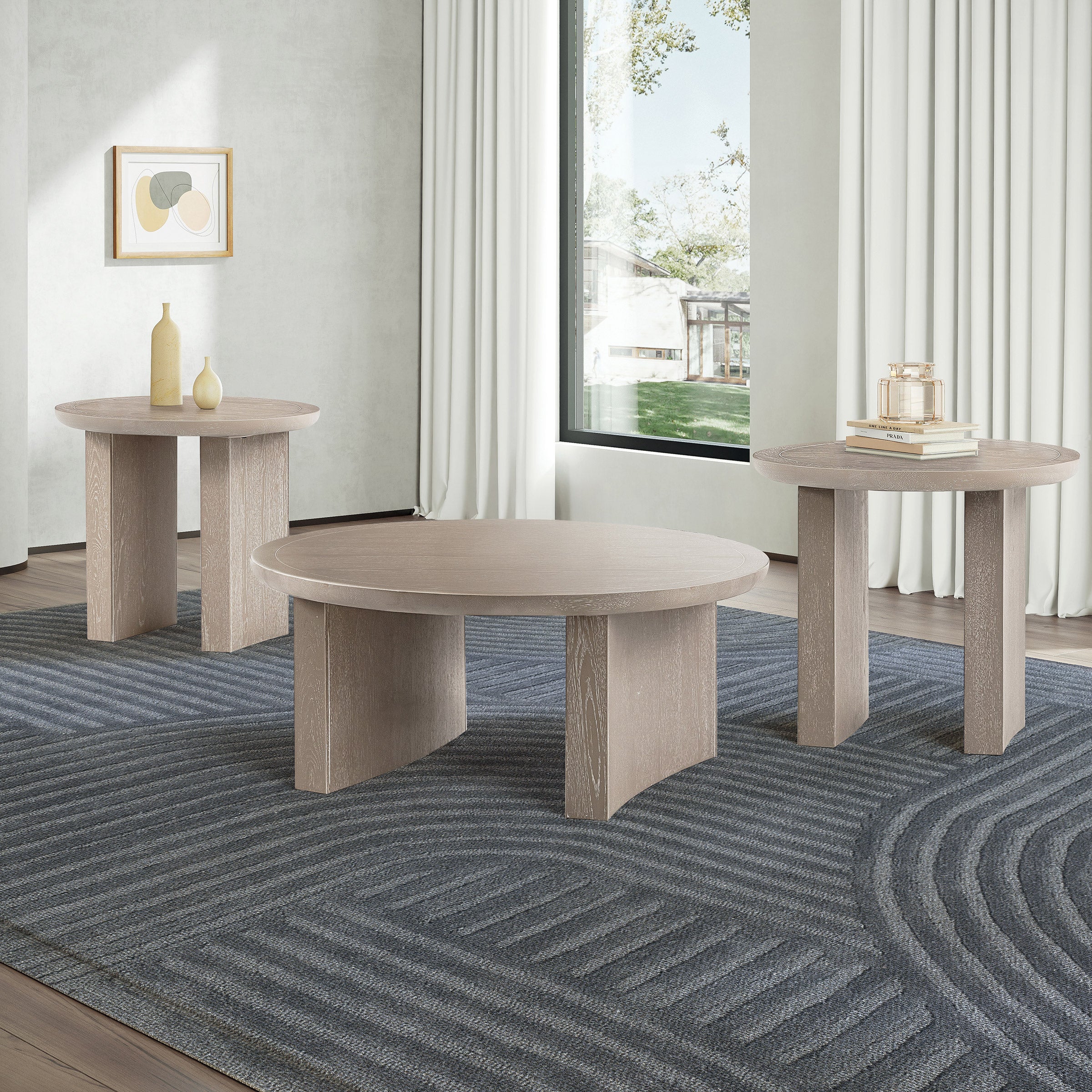 ABBYSON HOME MANDY 3-PIECE OCCASIONAL SET
