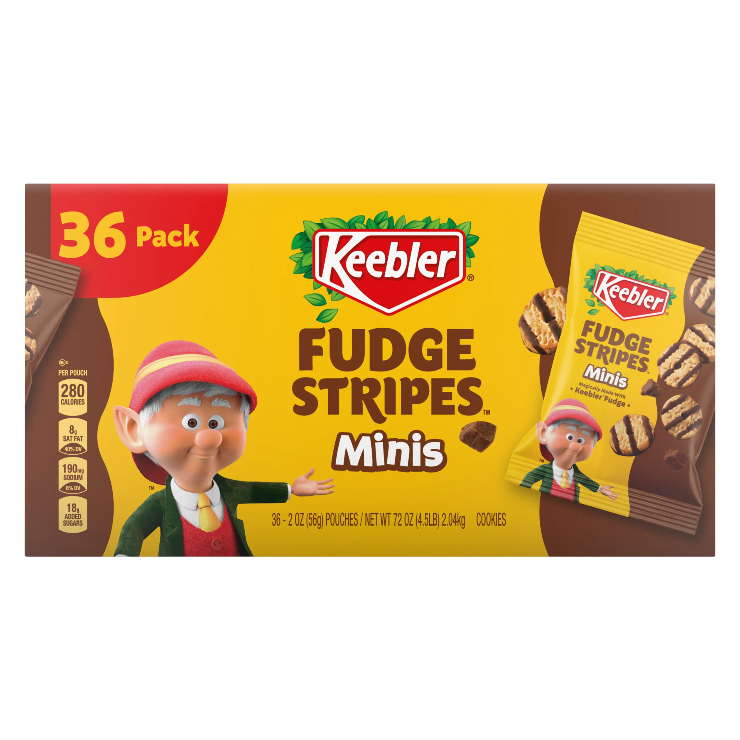 KEEBLER FUDGE STRIPES COOKIE 36/2 OZ - Image 1