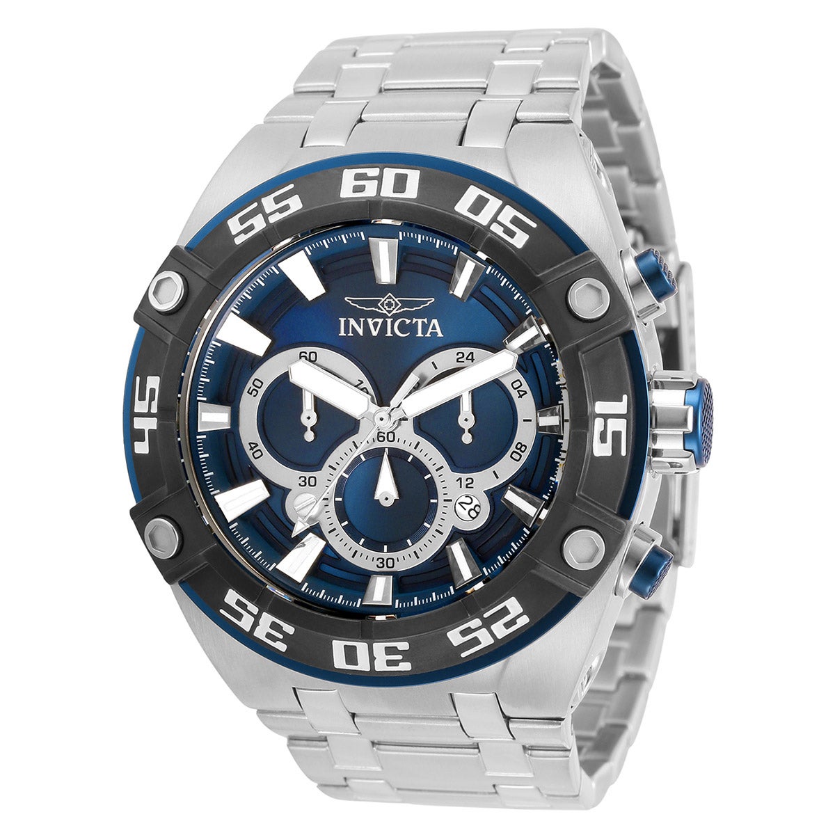 INVICTA STAINLESS STEEL MEN'S QUARTZ WATCH