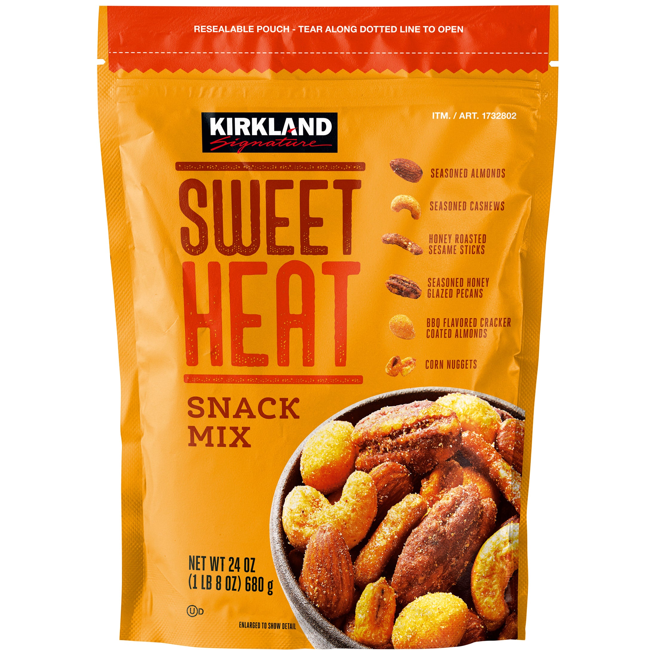 KIRKLAND SIGNATURE SWEET HEAT NUT MIX 24 OZ - Image 1