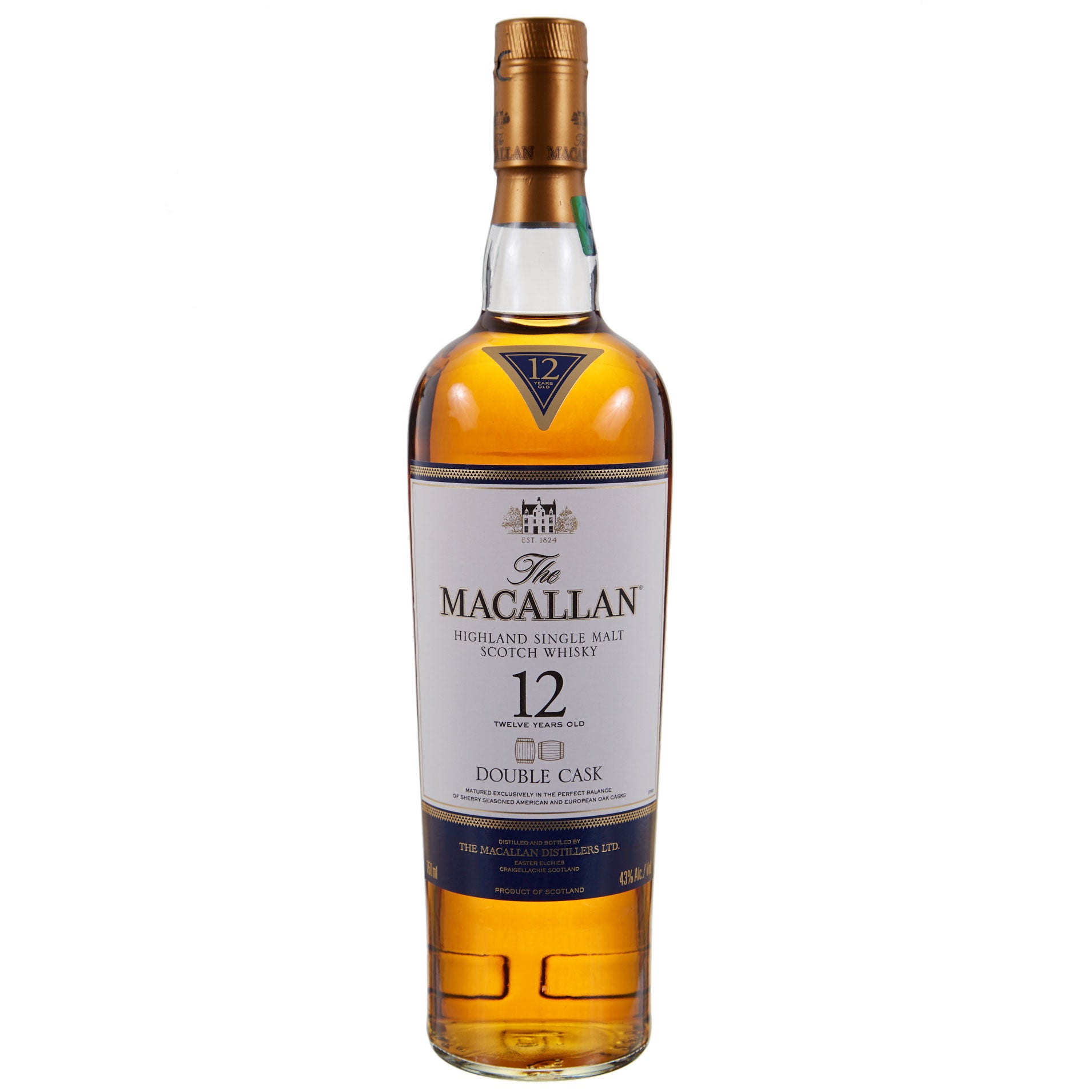 MACALLAN DBL CASK 12YR HIGHLAND SINGLE MALT SCOTLAND 750ML
