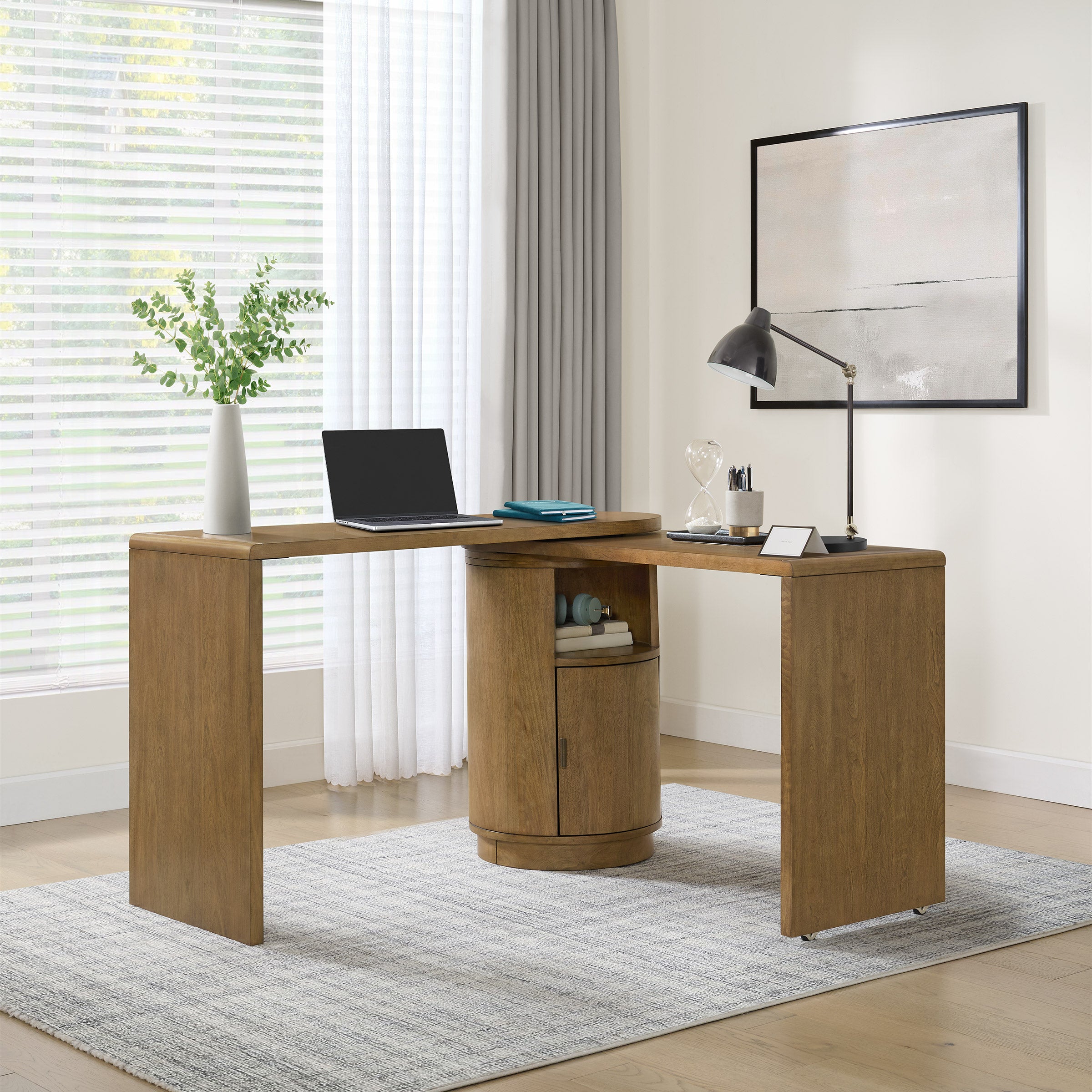 CAMDEN 48 SWIVEL DESK - Image 1