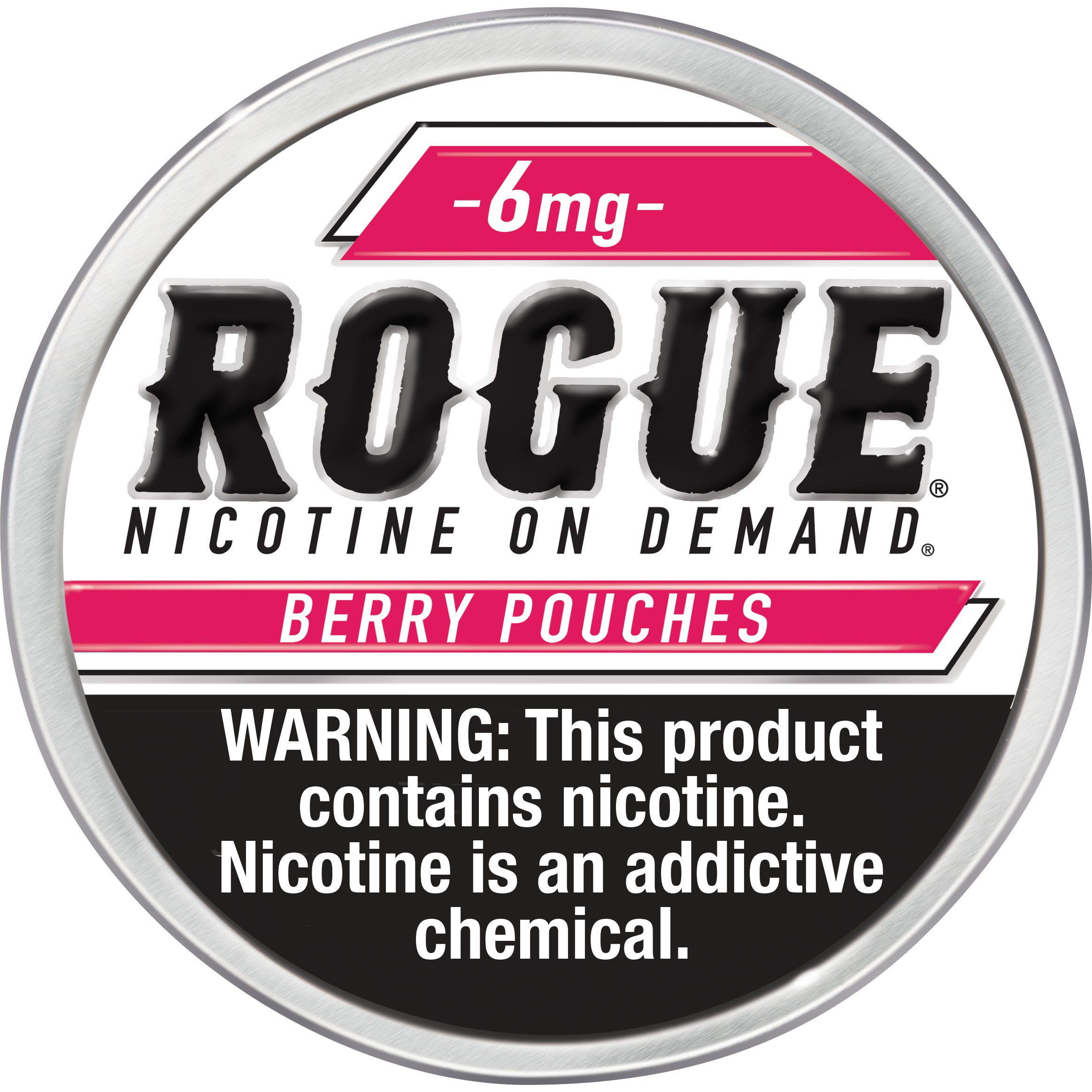 ROGUE BERRY 6MG POUCH 5/20CT CAN ROLL