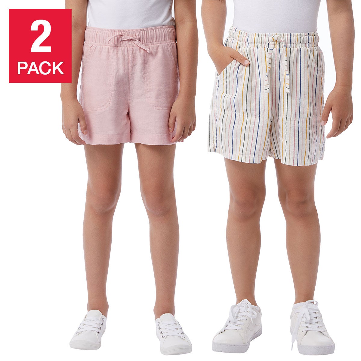 32 DEGREES YOUTH 2PK LINEN SHORT - Image 1