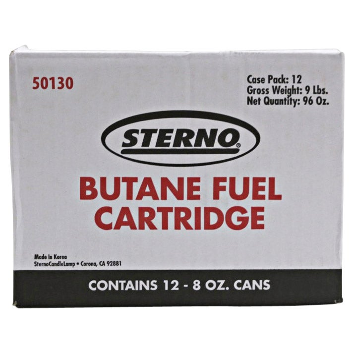 STERNO 8 OZ BUTANE 12 CT