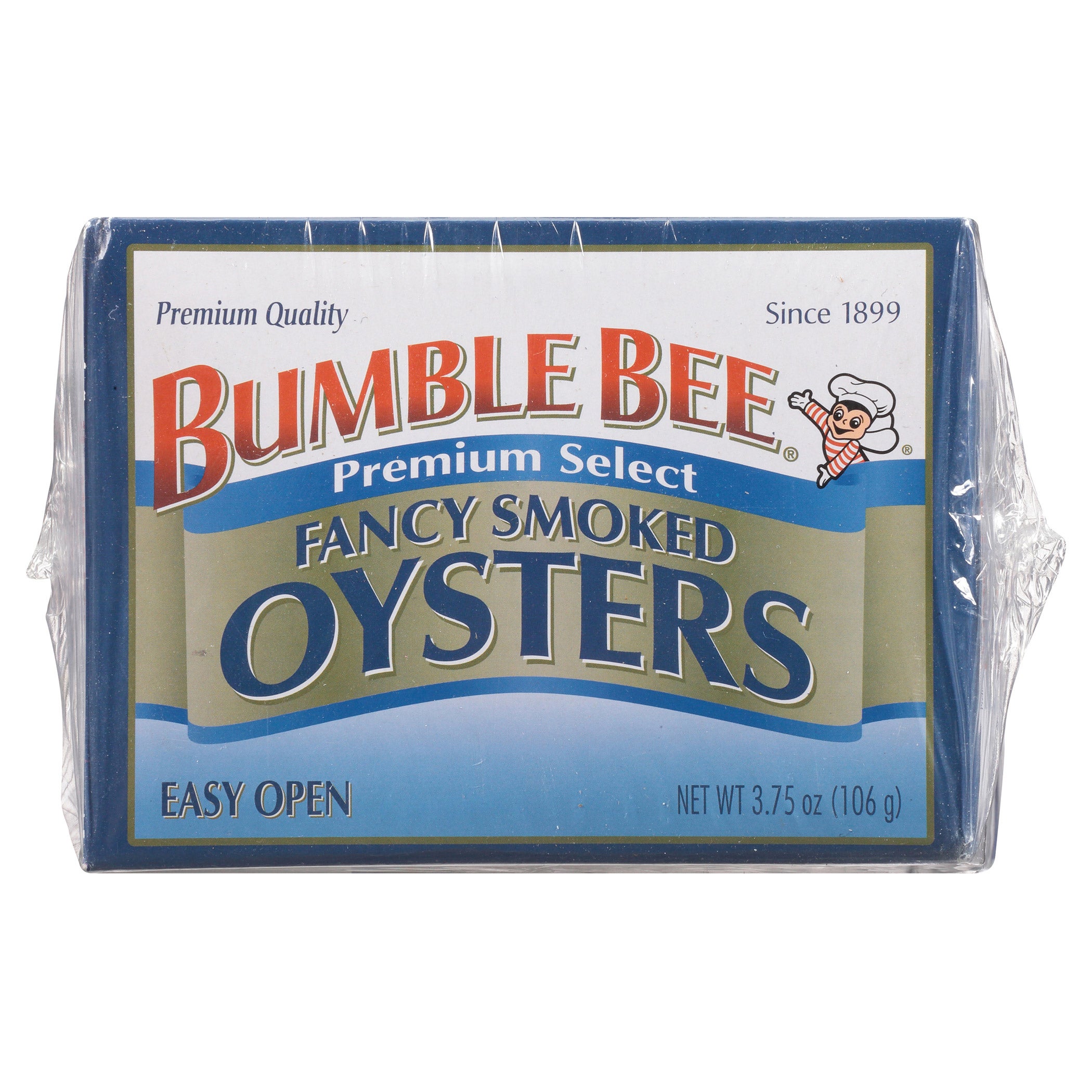 BUMBLE BEE SMOKED OYSTERS 6/3.75 OZ (22.5OZ)