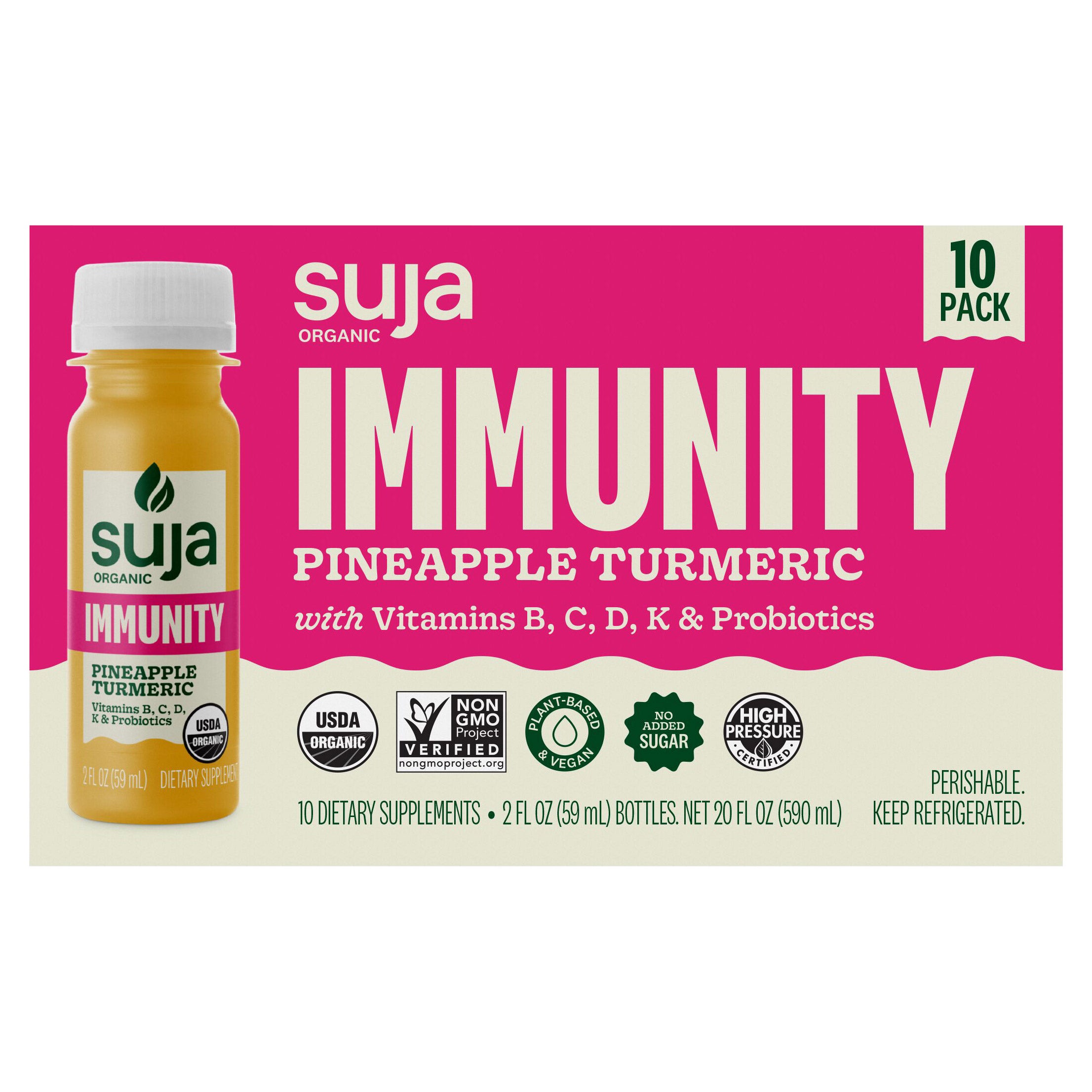 SUJA ORGANIC IMMUNITY DAILY SHOT 10/2 OZ.