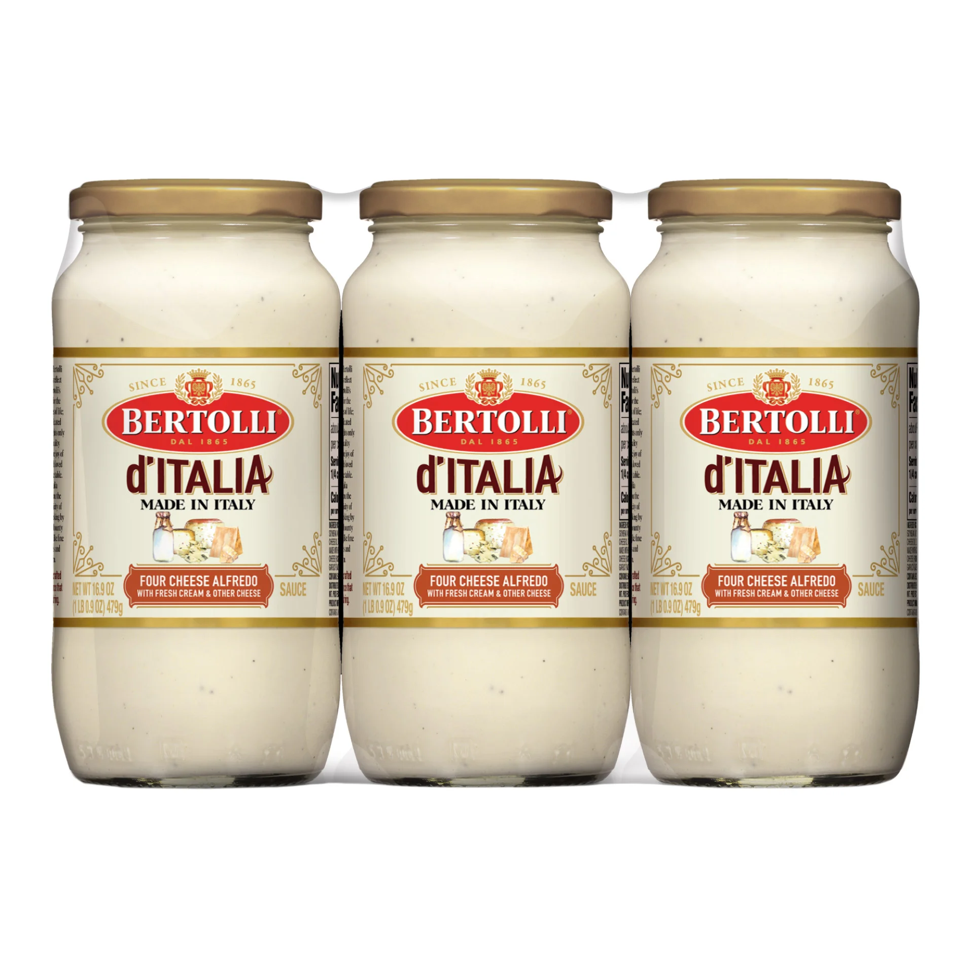 BERTOLLI D'ITALIA 4 CHEESE SAUCE 3/16.9 OZ