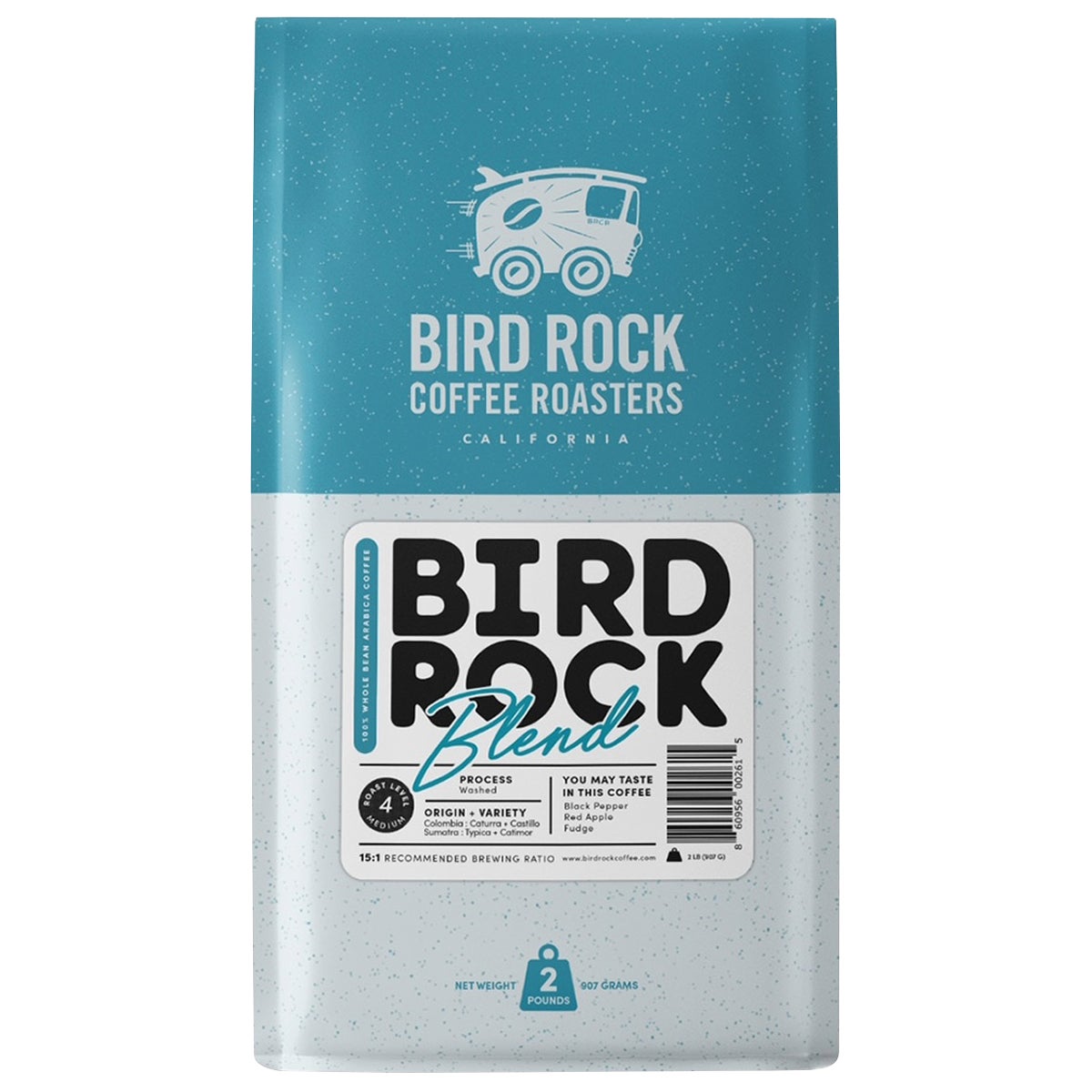 BIRD ROCK COFFEE WHOLE BEAN BLEND 2 LB
