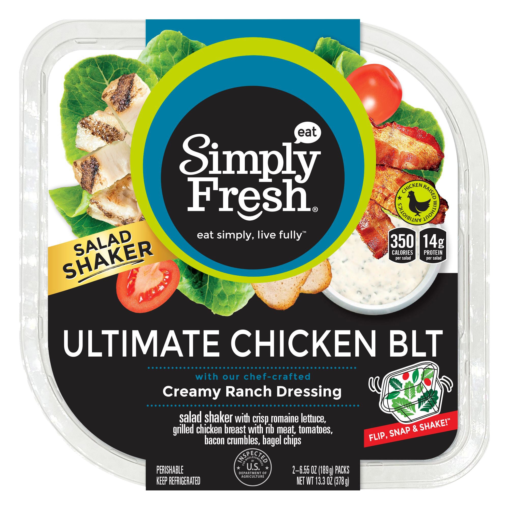 SIMPLY FRESH ULTIMATE CHICKEN BLT 2/6.65 OZ - Image 1