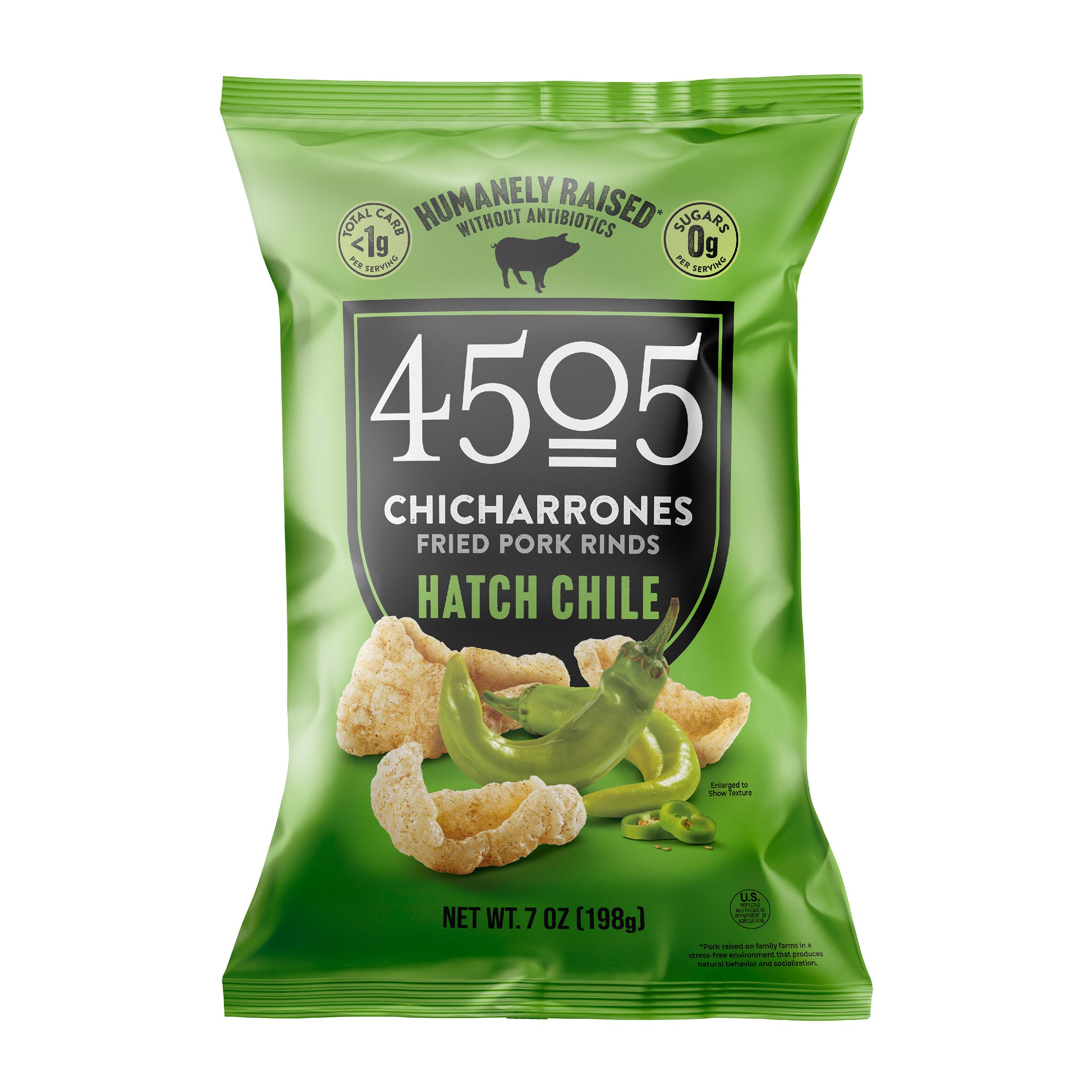 4505 CHICHARRONES HATCH CHILE 7 OUNCES