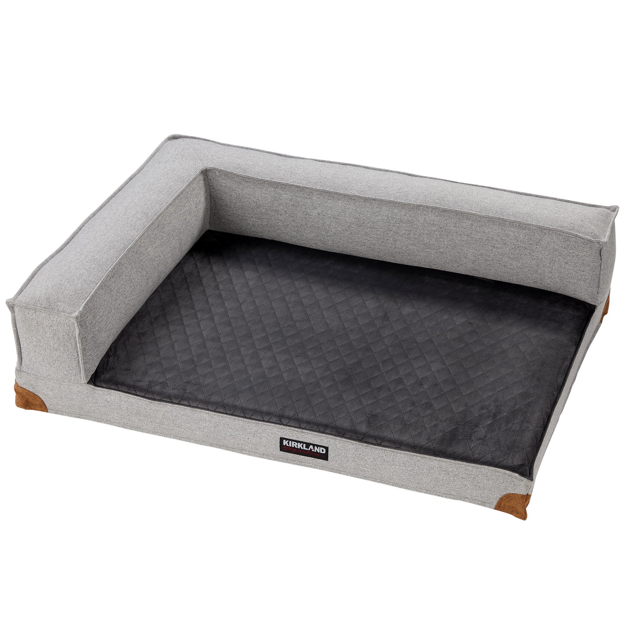 KIRKLAND SIGNATURE BOLSTER SOFA PET BED