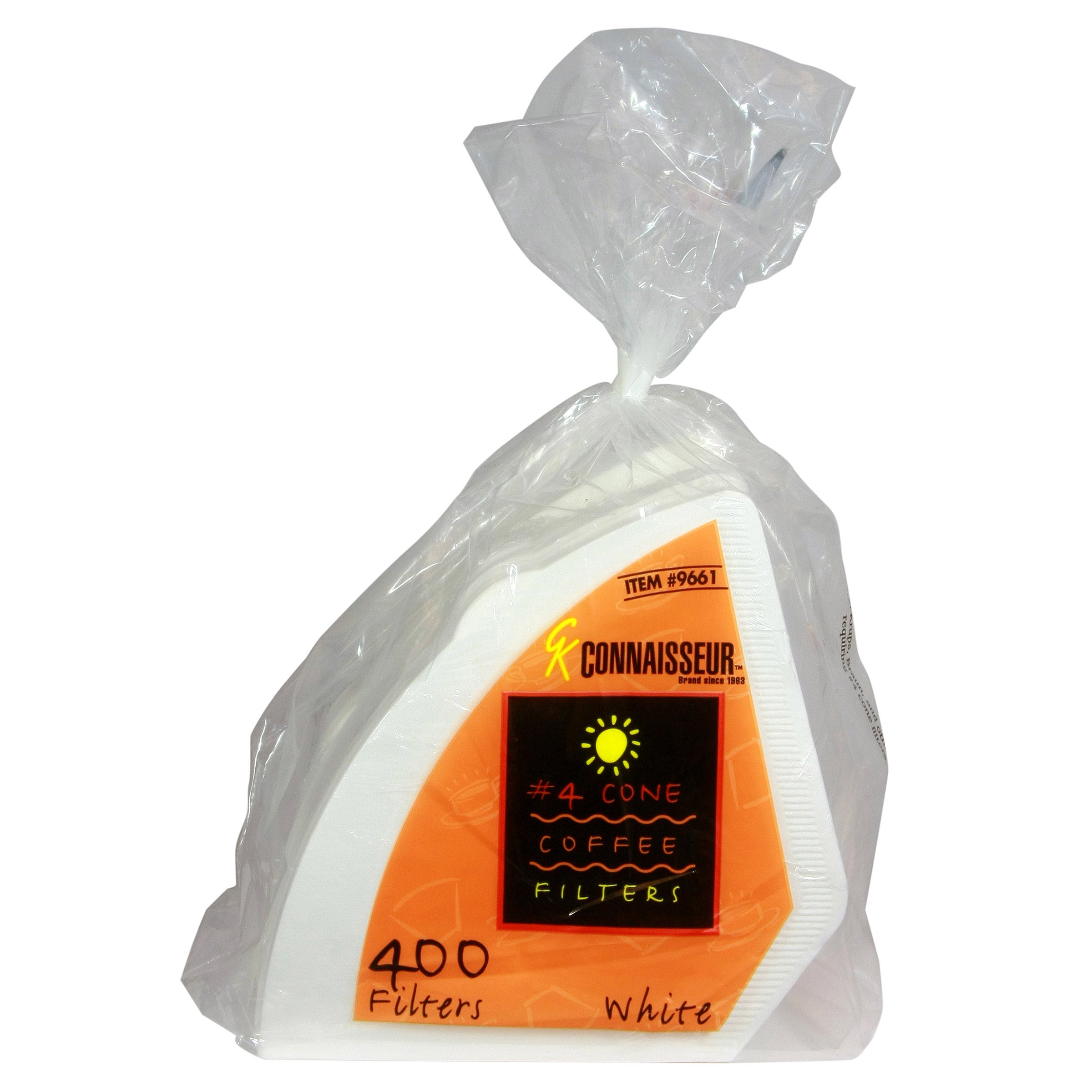 CONNAISSEUR #4 CONE COFFEE 400 CT