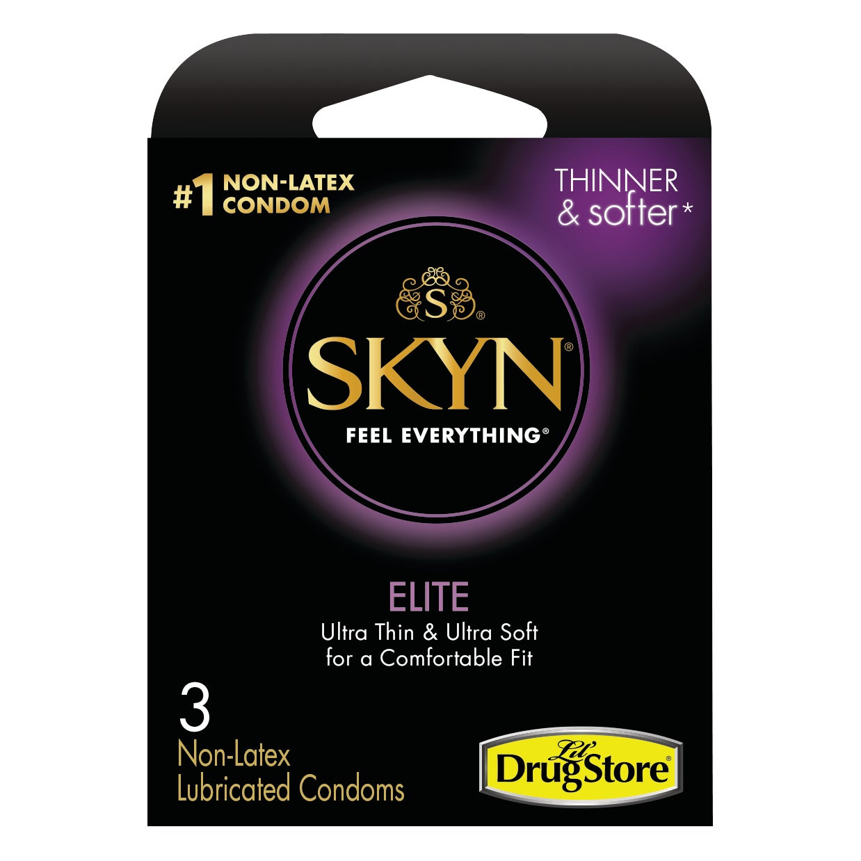 SKYN ELITE NON-LATEX CONDOMS 6/3CT - Image 1