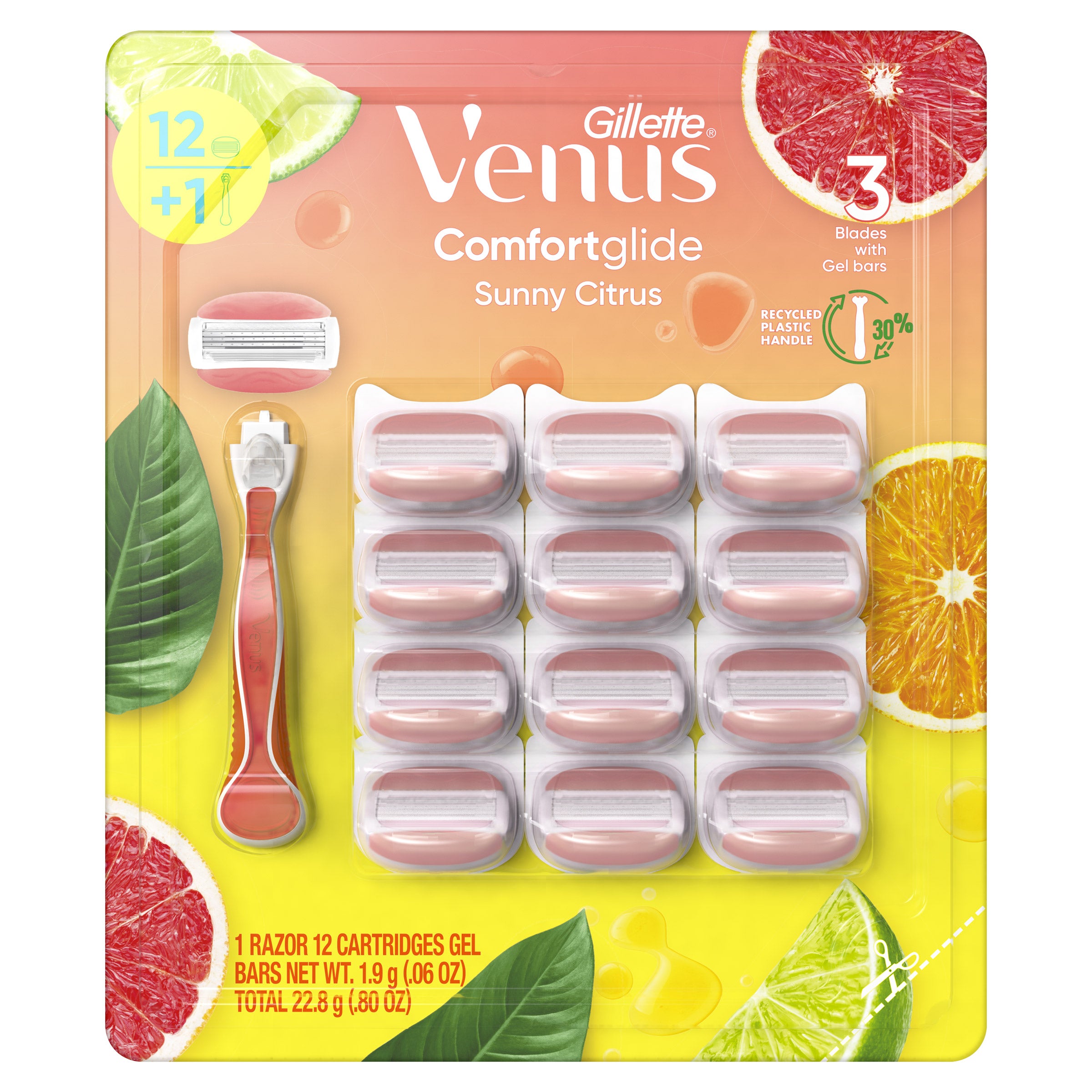 VENUS COMFORT GLIDE SUNNY CITRUS 12CT - Image 1