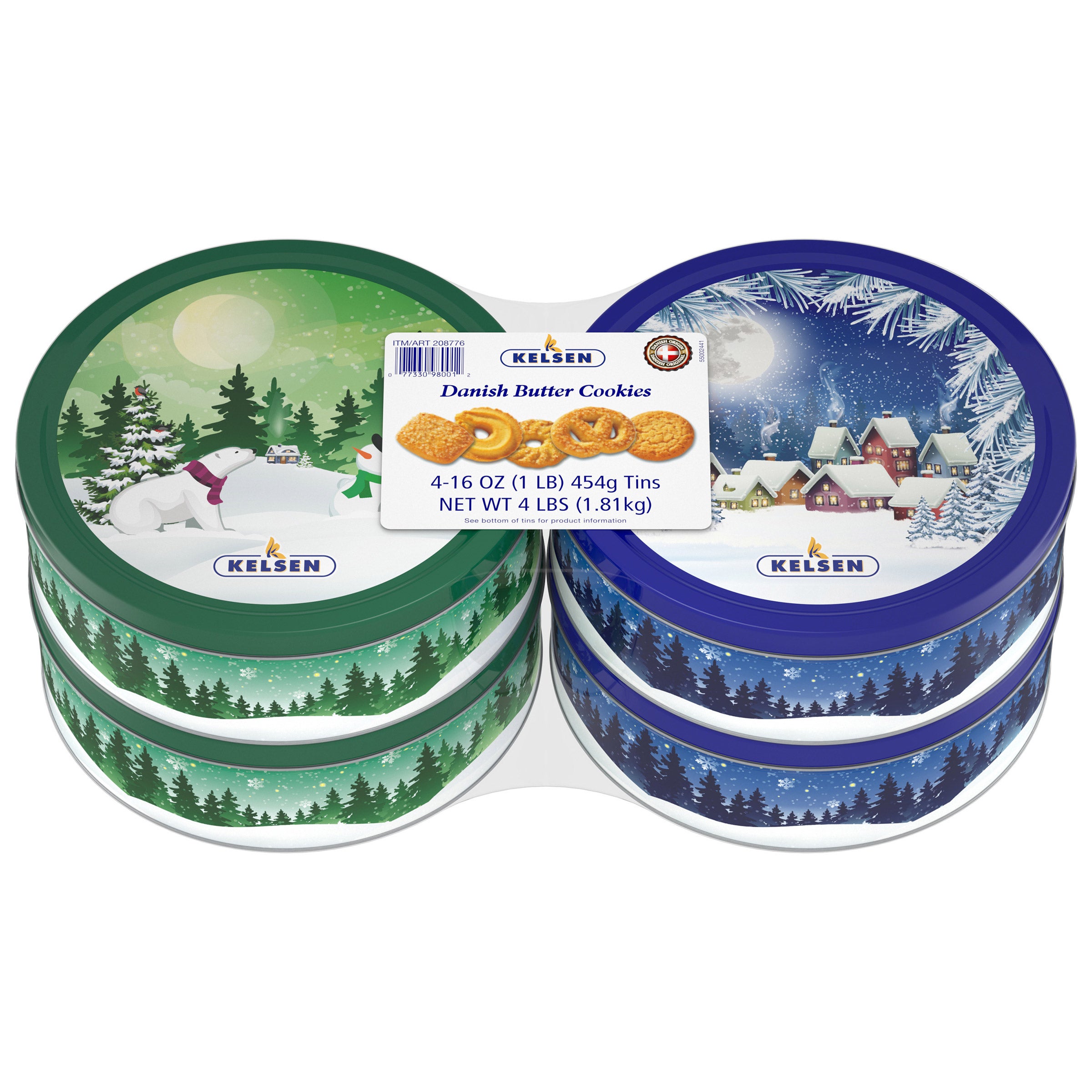 KELSEN DANISH BUTTER COOKIES 4/1 LB