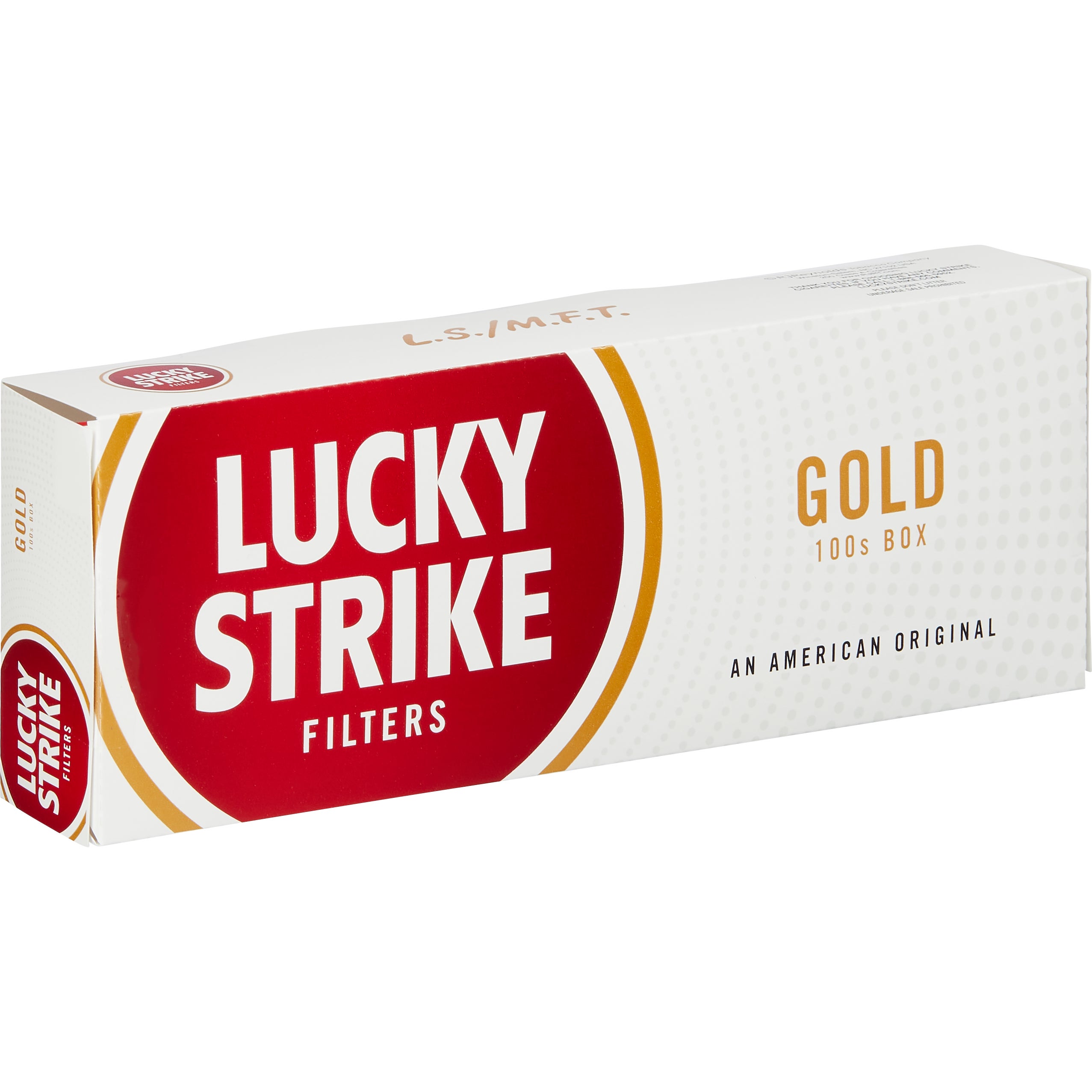 LUCKY STRIKE GOLD 100 FILTER BOX