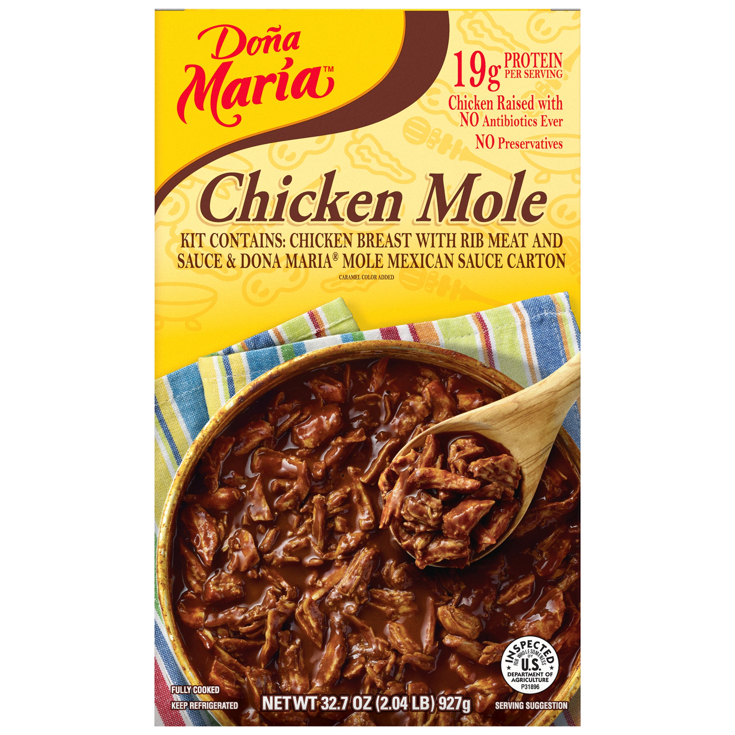 DONA MARIA CHICKEN MOLE 32.7 OZ - Image 1