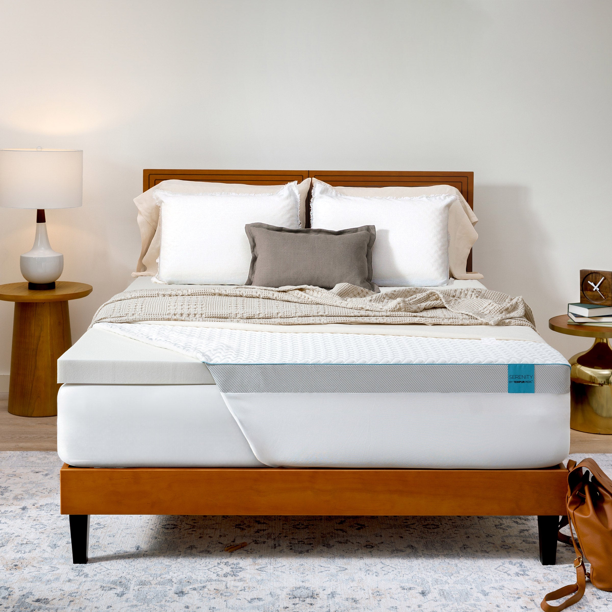 TEMPUR-PEDIC SERENITY MATTRESS TOPPER - QUEEN SIZE