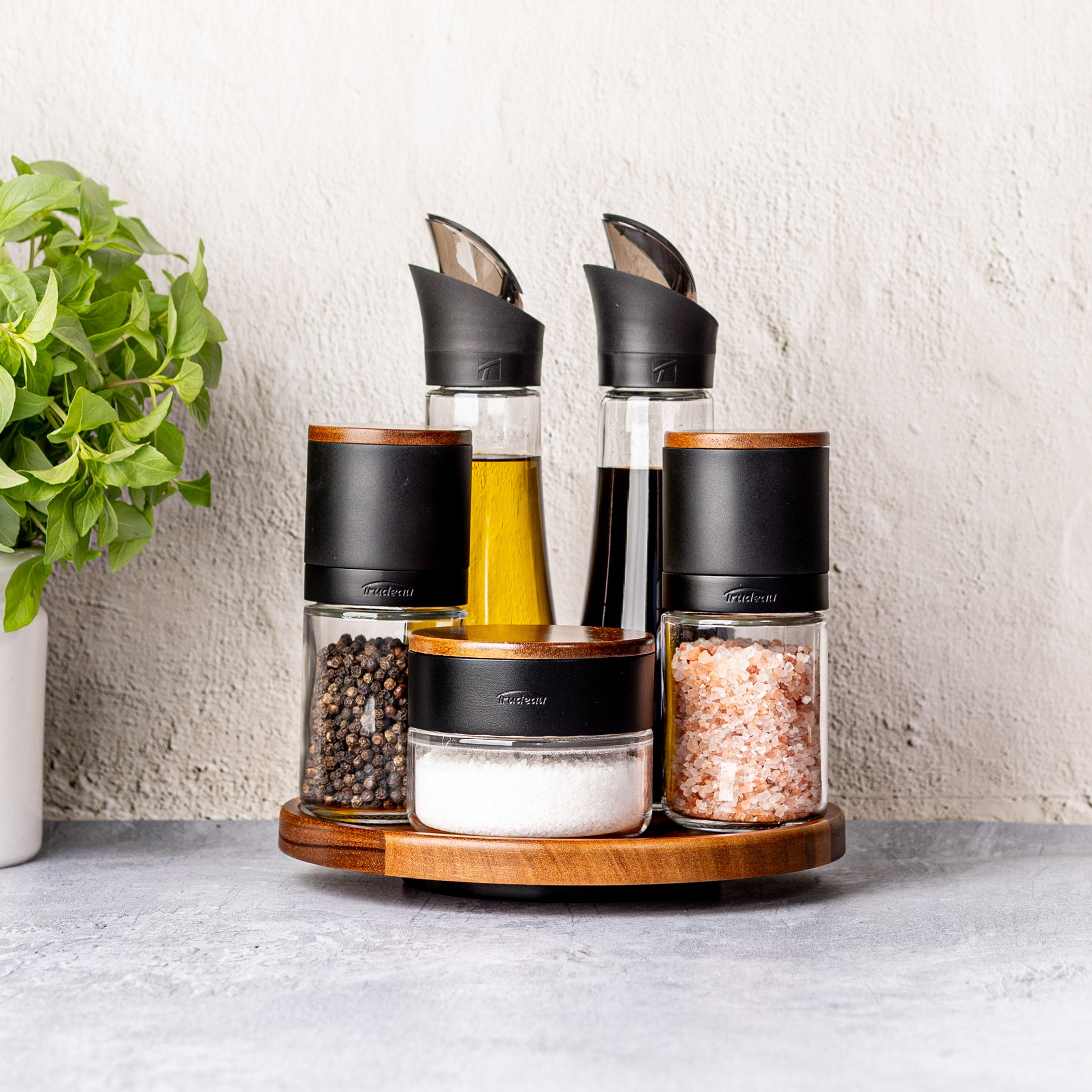 TRUDEAU LAZY SUSAN SEASONING STATION