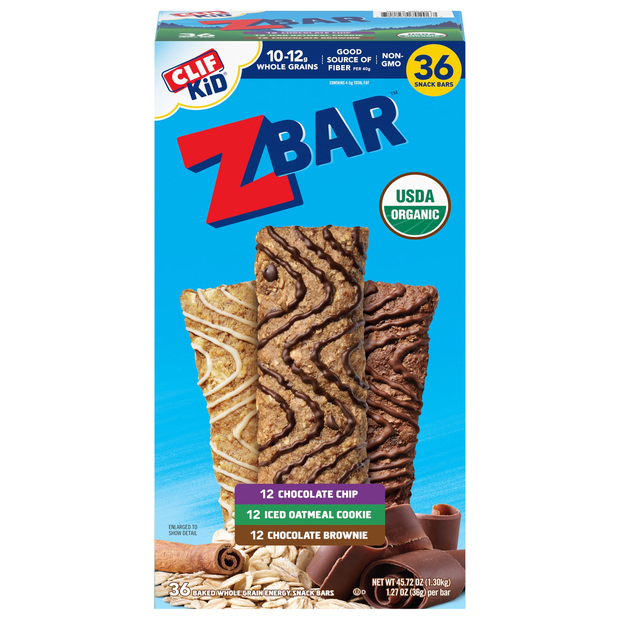 CLIF BAR ORGANIC ZBAR 36/1.27 OZ - Image 1