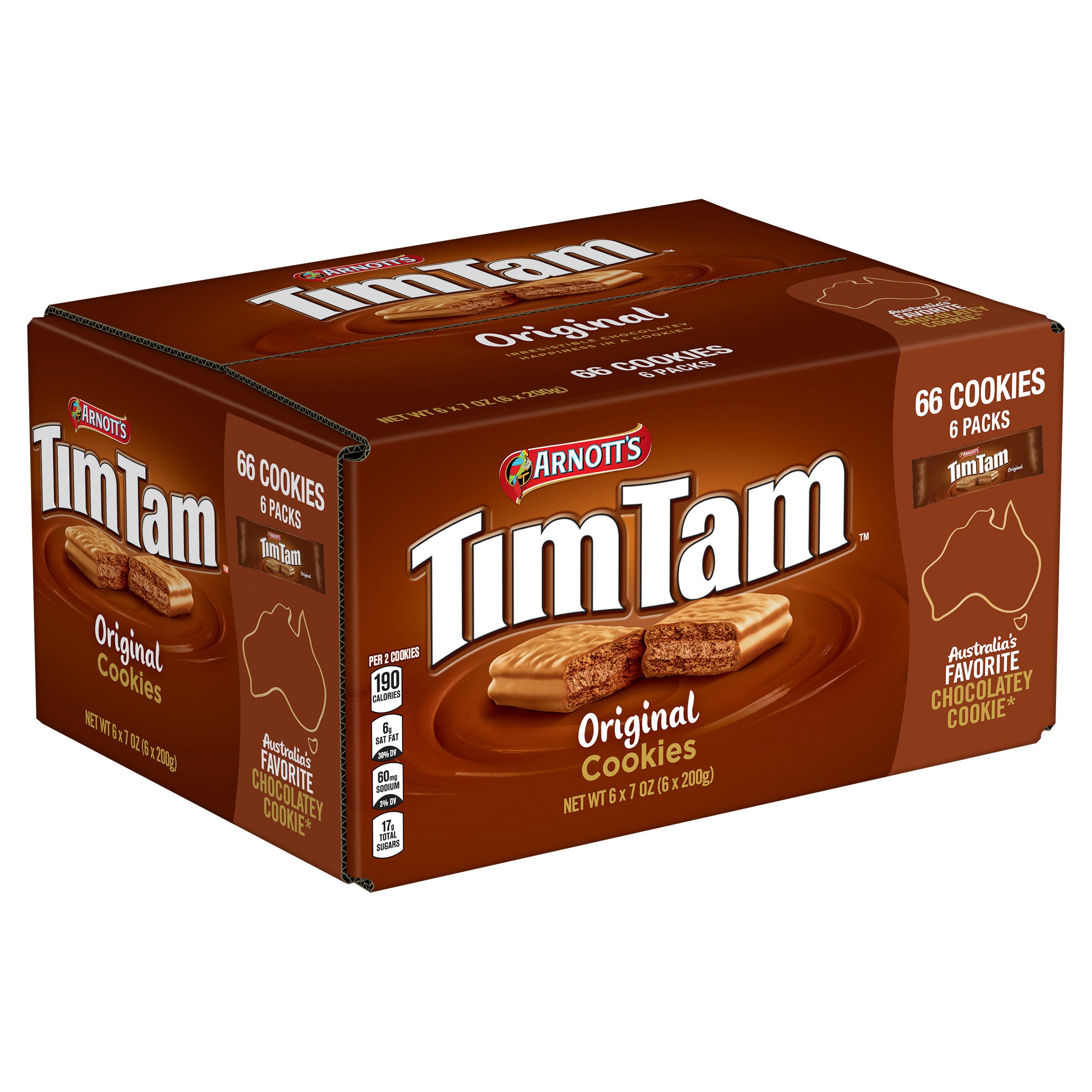 ARNOTT'S TIM TAM ORIGINAL 6/7 OZ