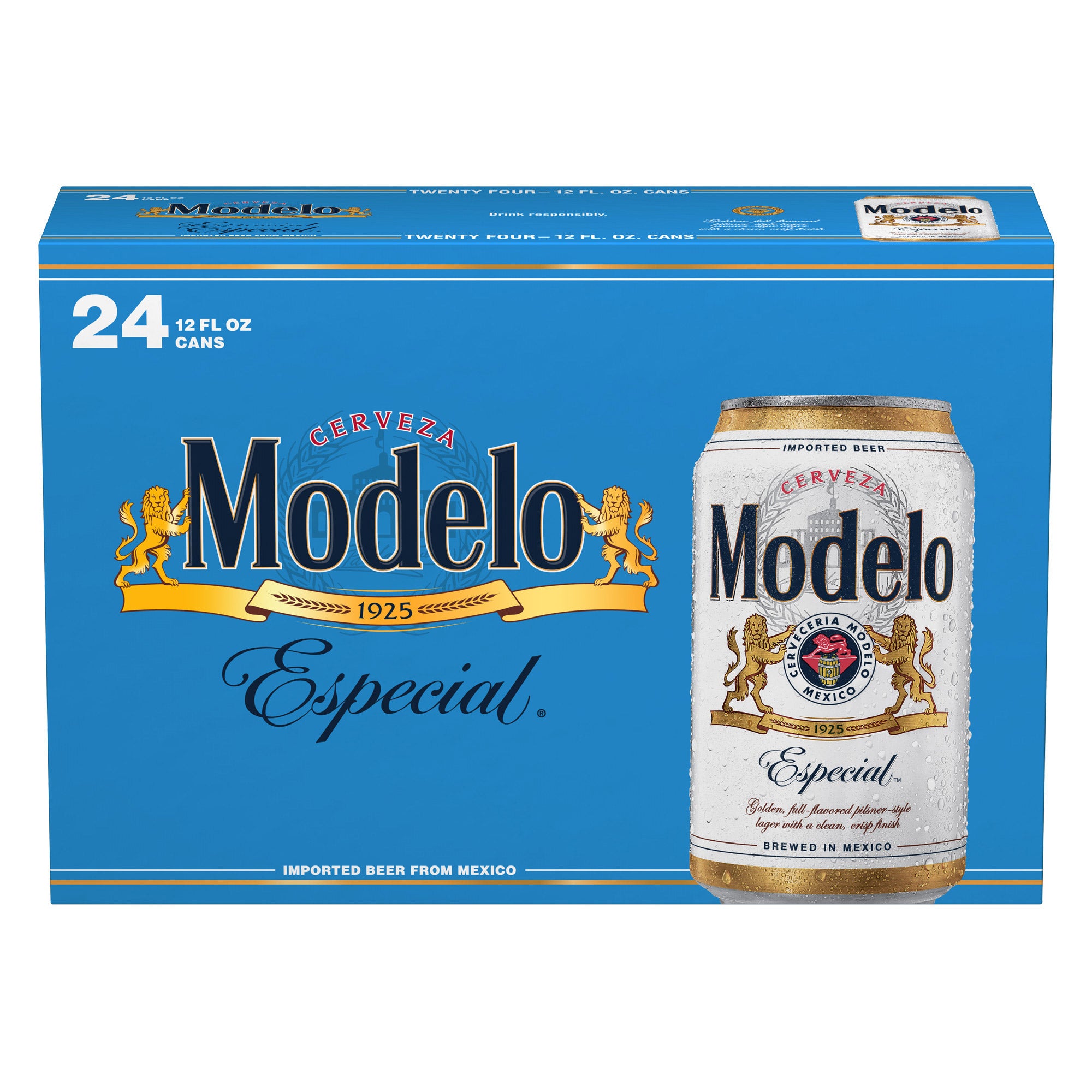 MODELO ESPECIAL LAGER 24/12 OZ CANS