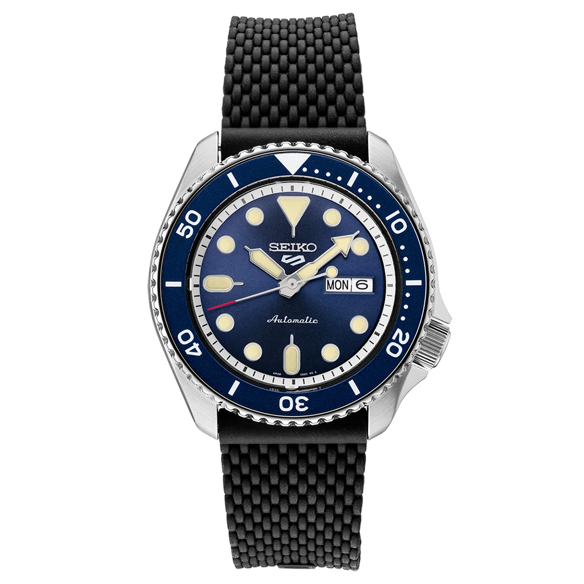 SEIKO 5 SPORT BLUE DIAL AUTOMATIC MEN'S WATCH - Image 1