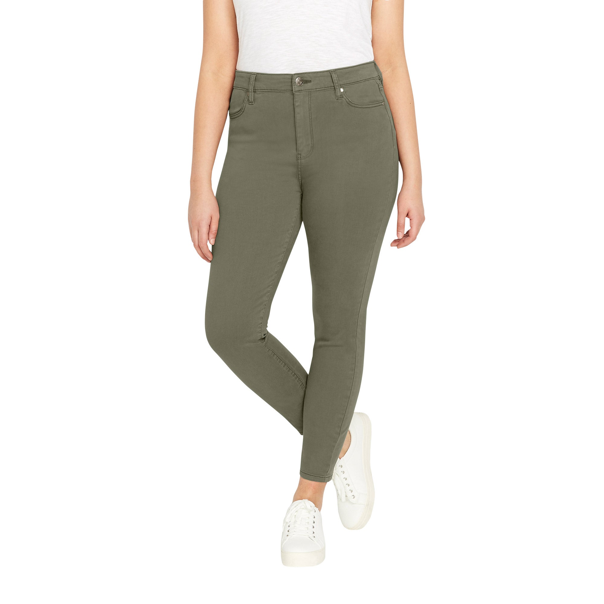 BUFFALO LADIES HIGH RISE ANKLE PANT - Image 1