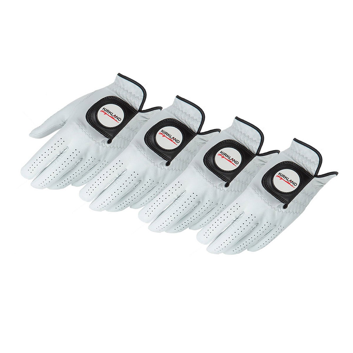 KIRKLAND SIGNATURE GOLF GLOVE 4 PACK SIZE: X-LARGE