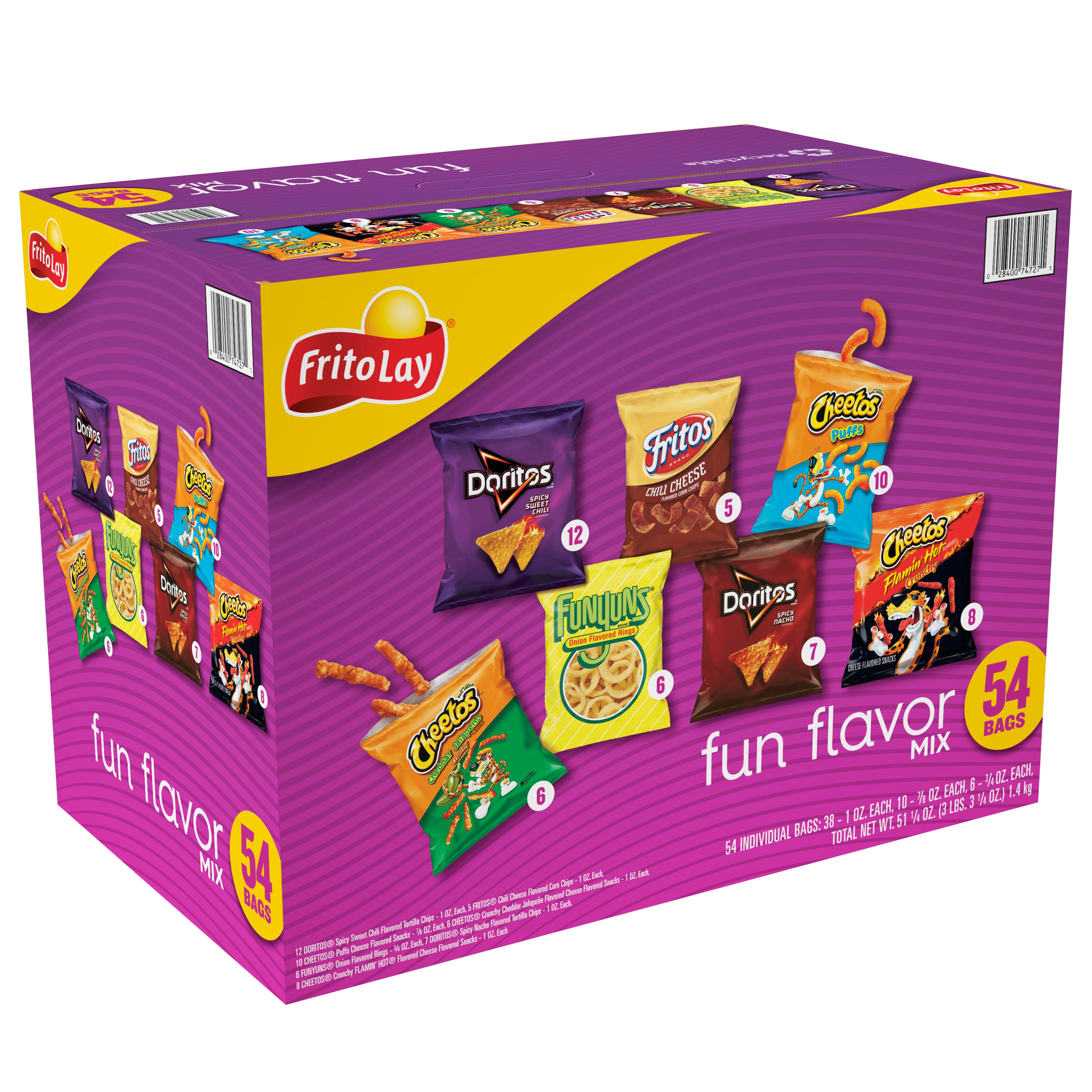 FRITO LAY FUN FLAVOR MIX 54 CT - Image 1