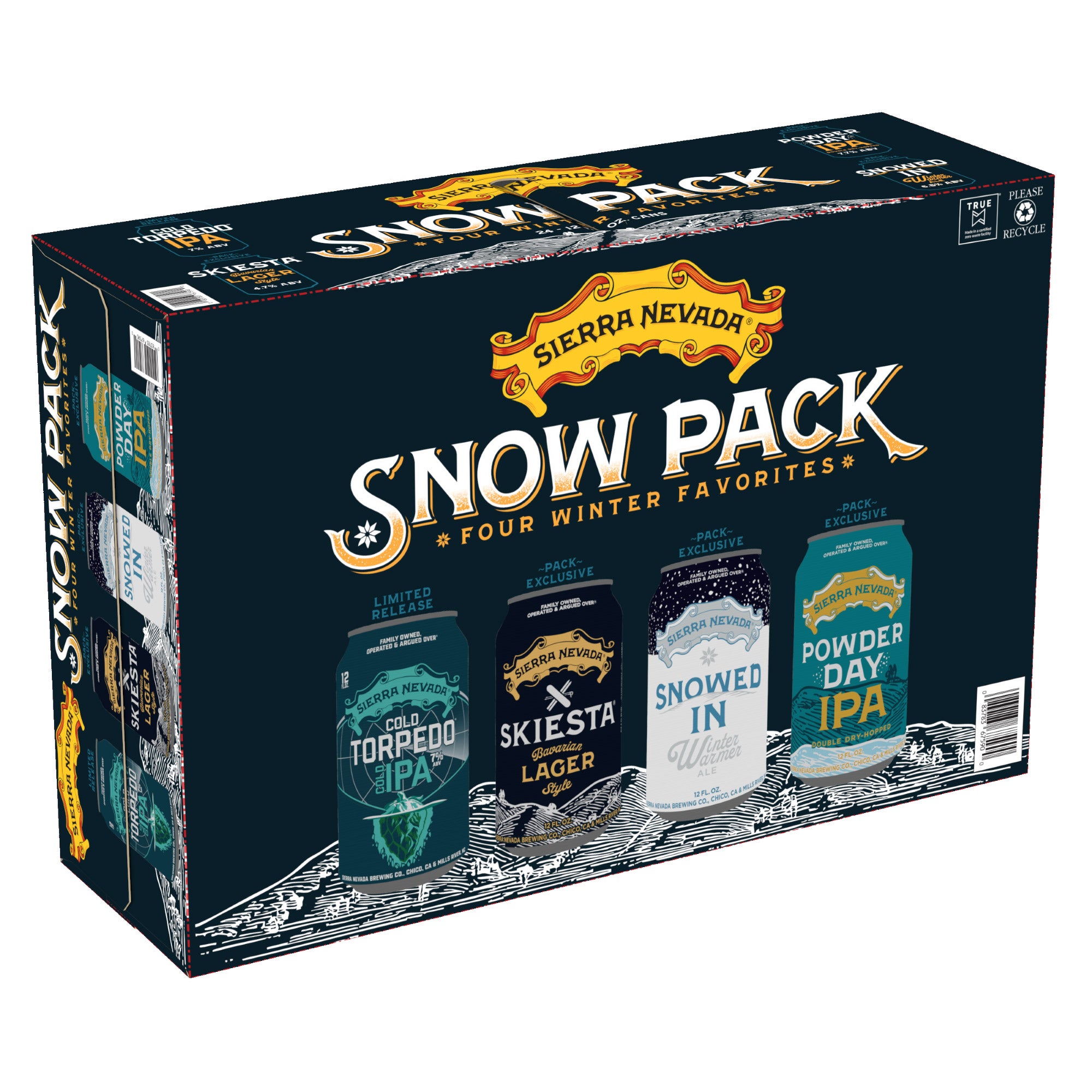 SIERRA NEVADA SNOW PACK VTY 24/12 OUNCE CANS