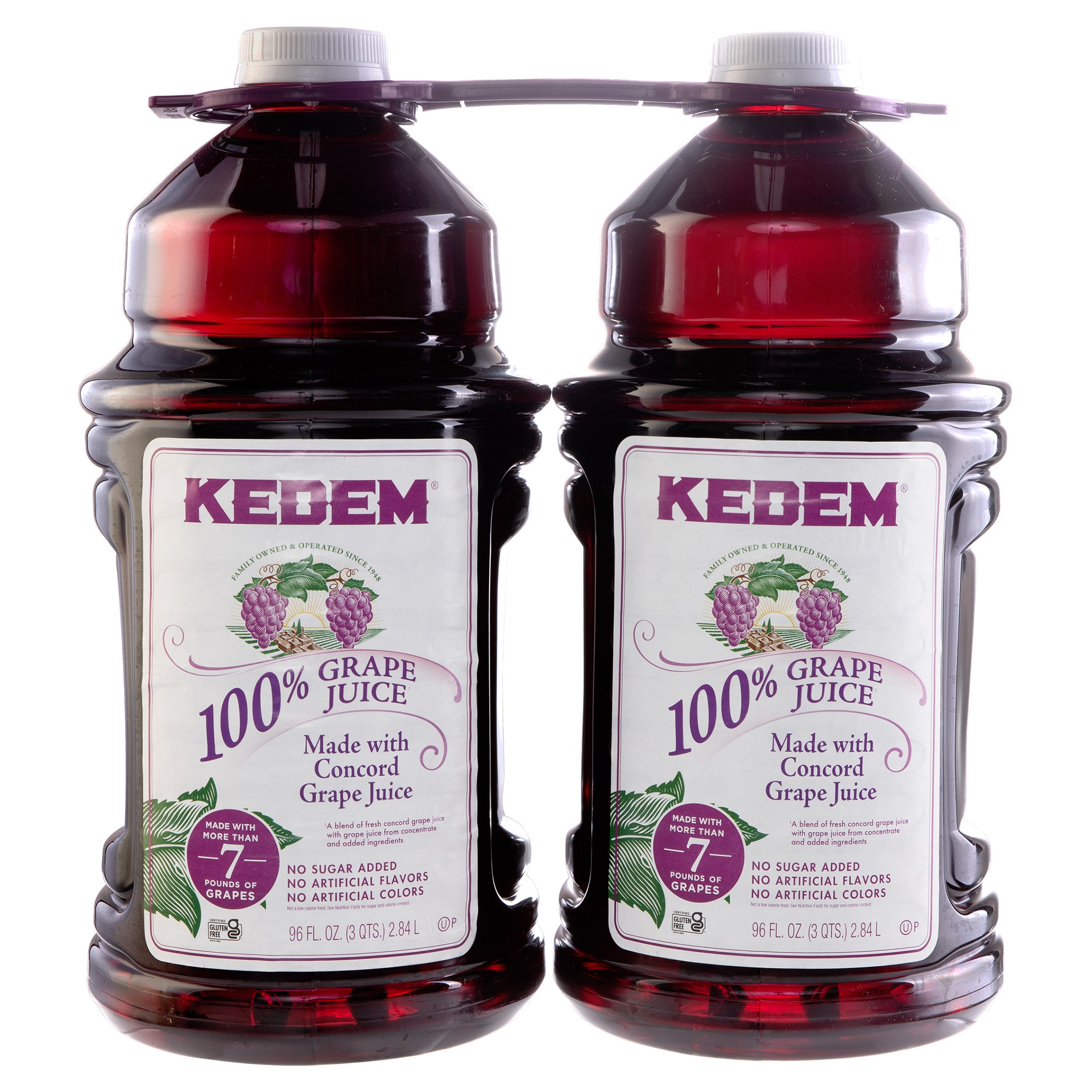 KEDEM CONCORD GRAPE JUICE 2/96 OUNCE BOTTLES