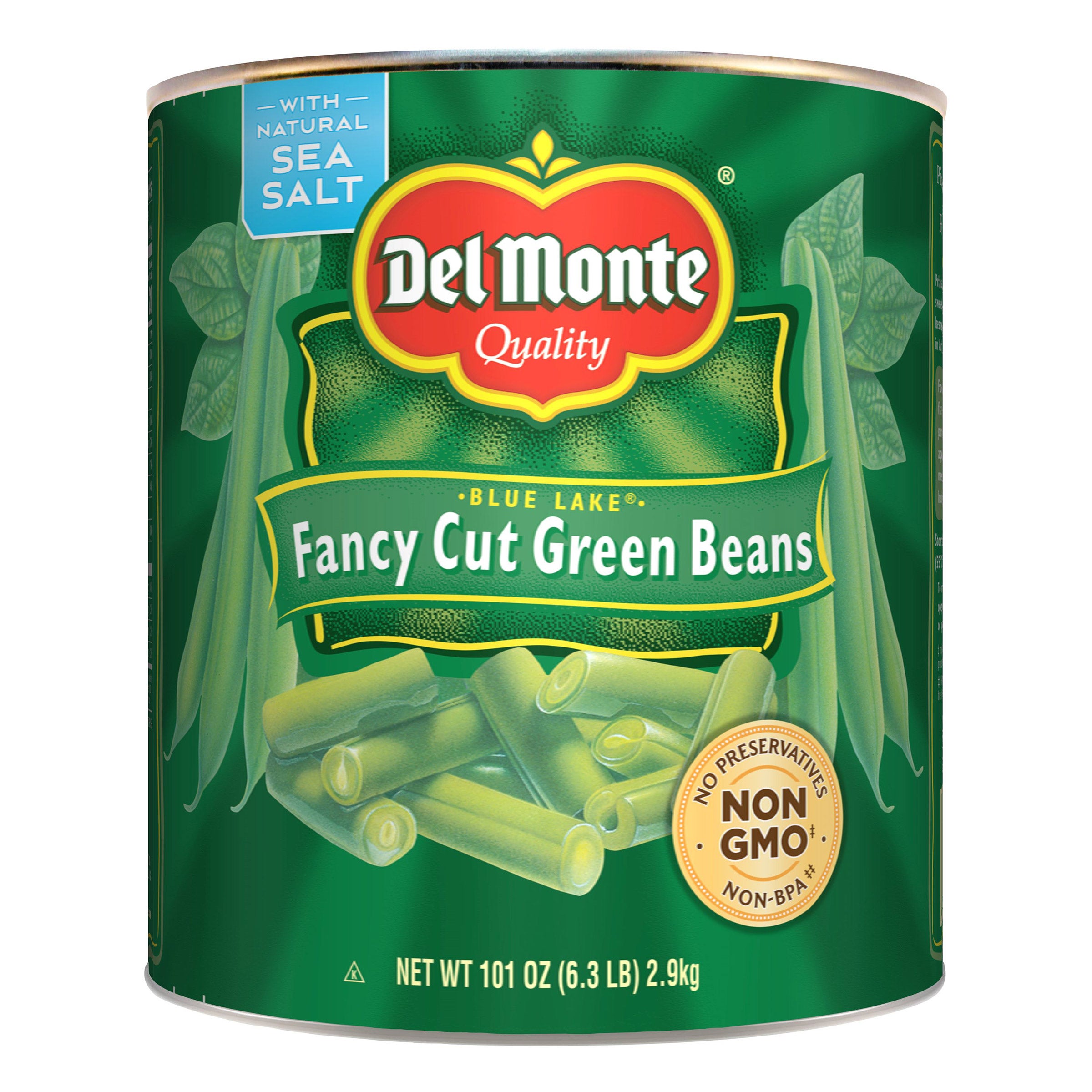 DEL MONTE FANCY CUT GREEN BEANS #10 CAN 101 OUNCES
