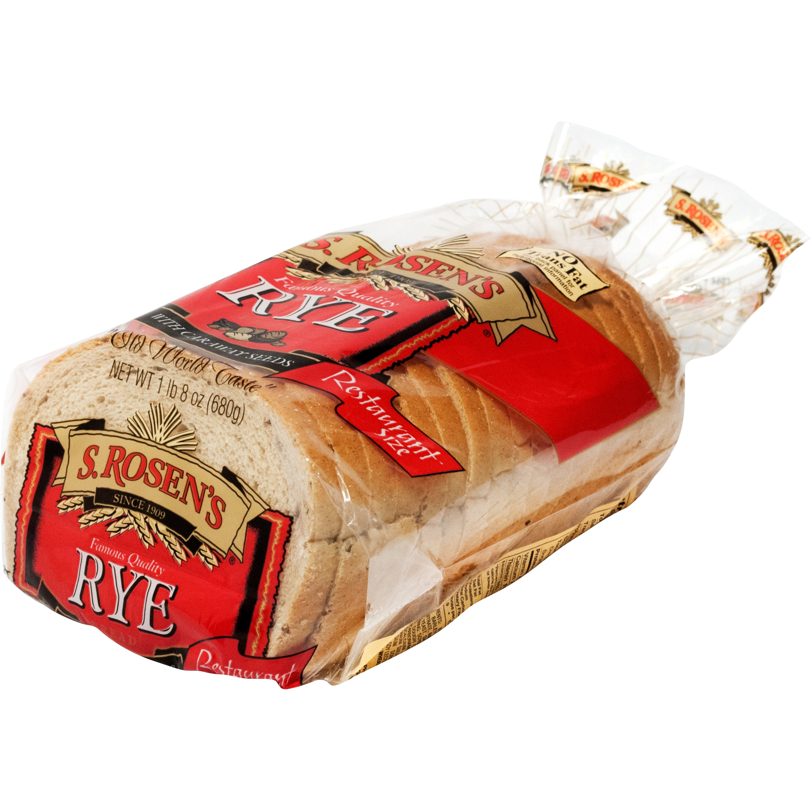 S. ROSEN'S CARAWAY RYE BREAD 24 OZ