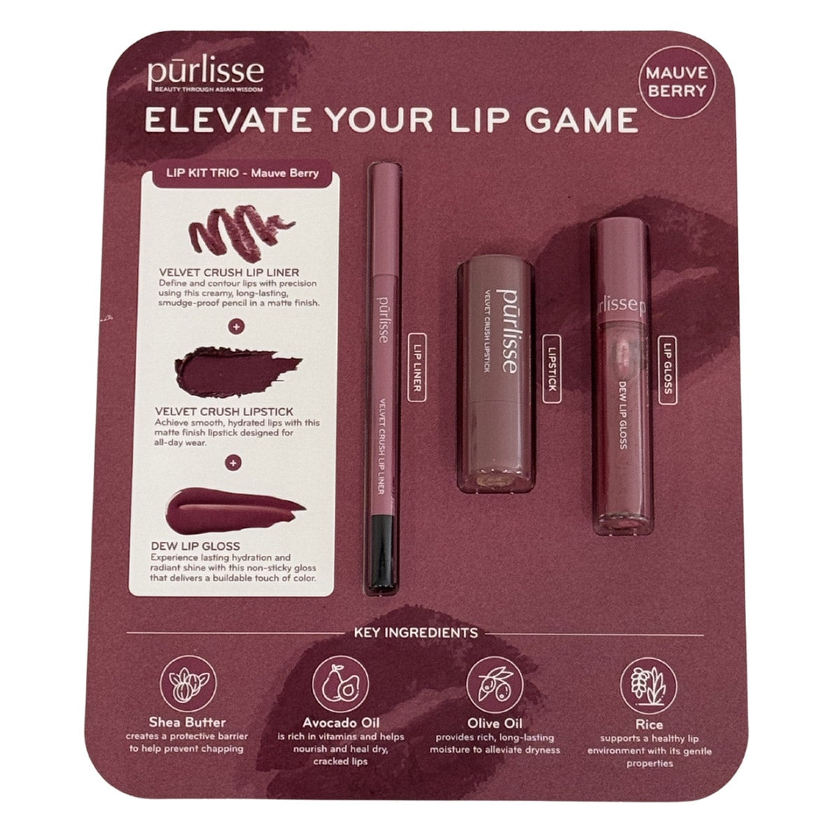 PURLISSE LIP KIT TRIO