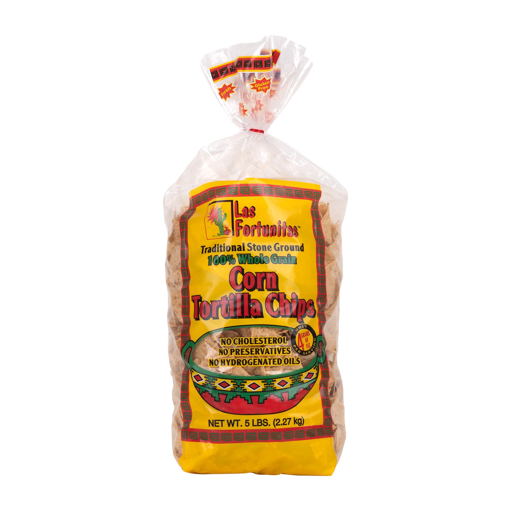LAS FORTUNITAS CORN TORTILLA CHIPS 80 OUNCES