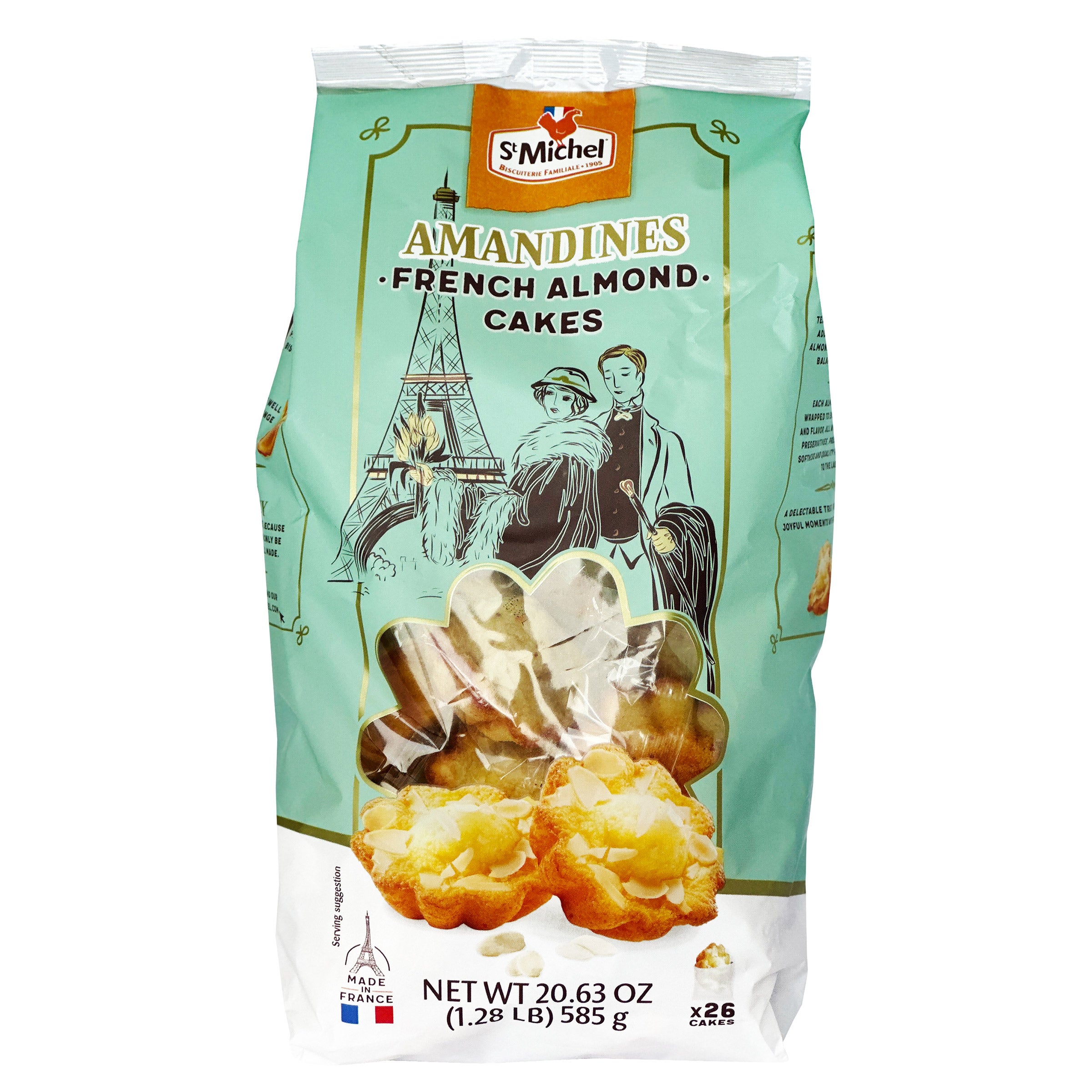 ST MICHEL FRENCH ALMOND CAKES 26 COUNT 20.63 OUNCES