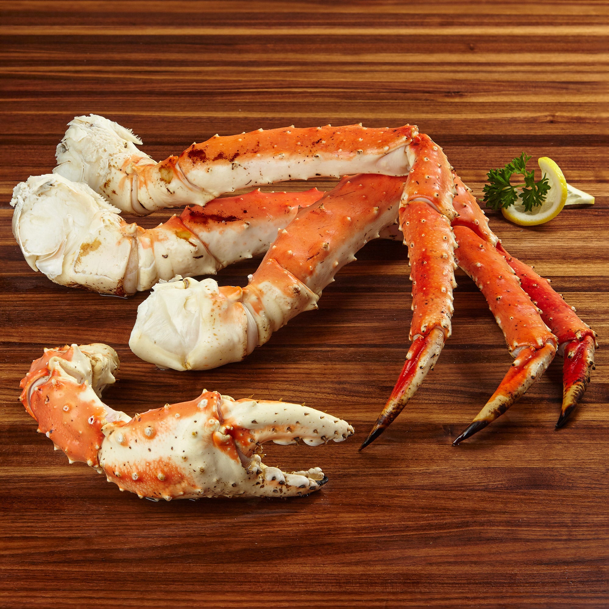 WILD COOKED RED KING CRAB LEG AND CLAWS 4-7 10LB BOX