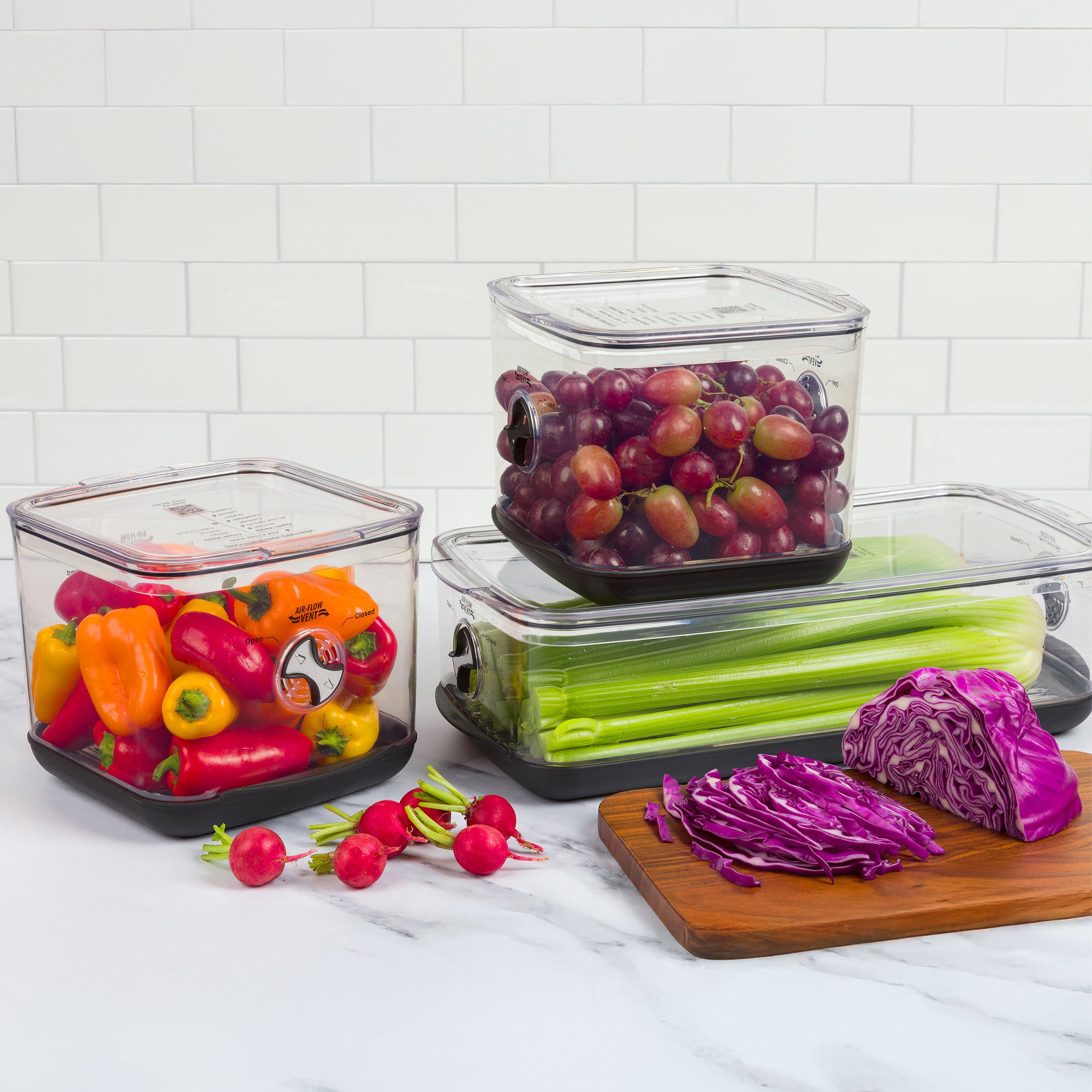 PROGRESSIVE PROKEEPER+ 3PC FRESH PRODUCE KEEPER SET