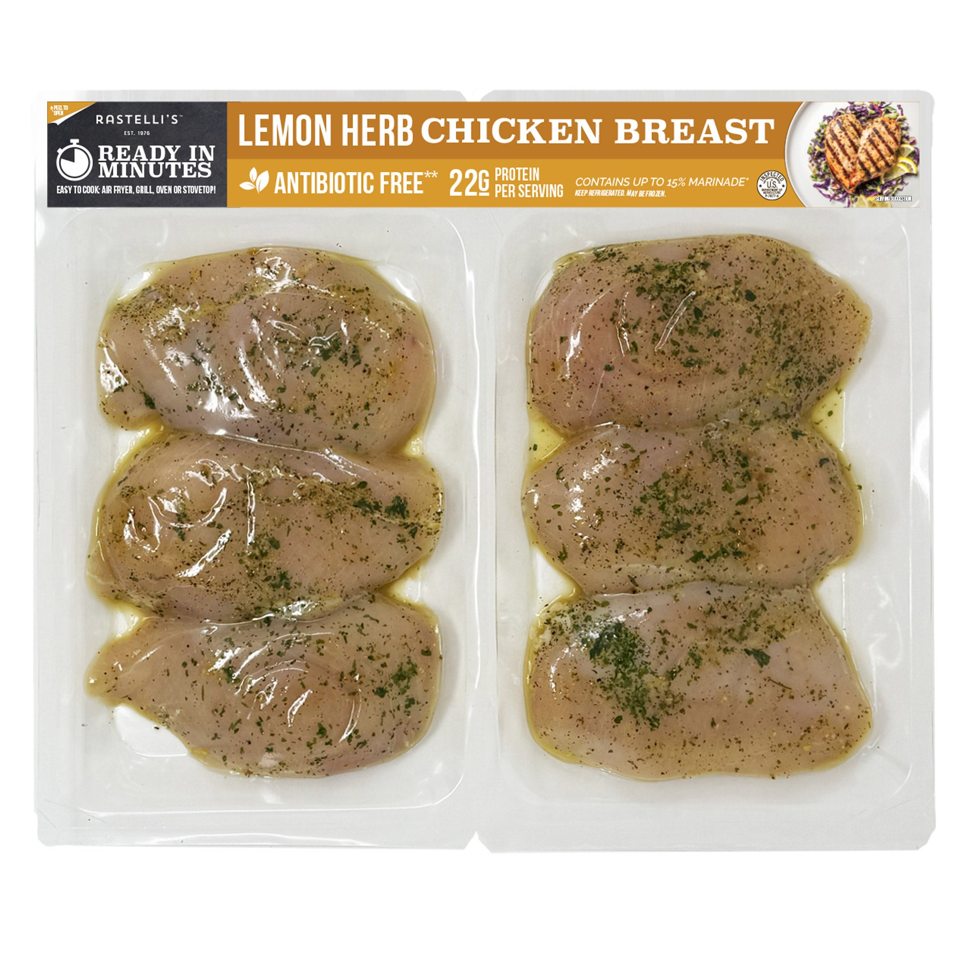 RASTELLI'S LEMON HERB CHICKEN PRICE PER POUND - Image 1