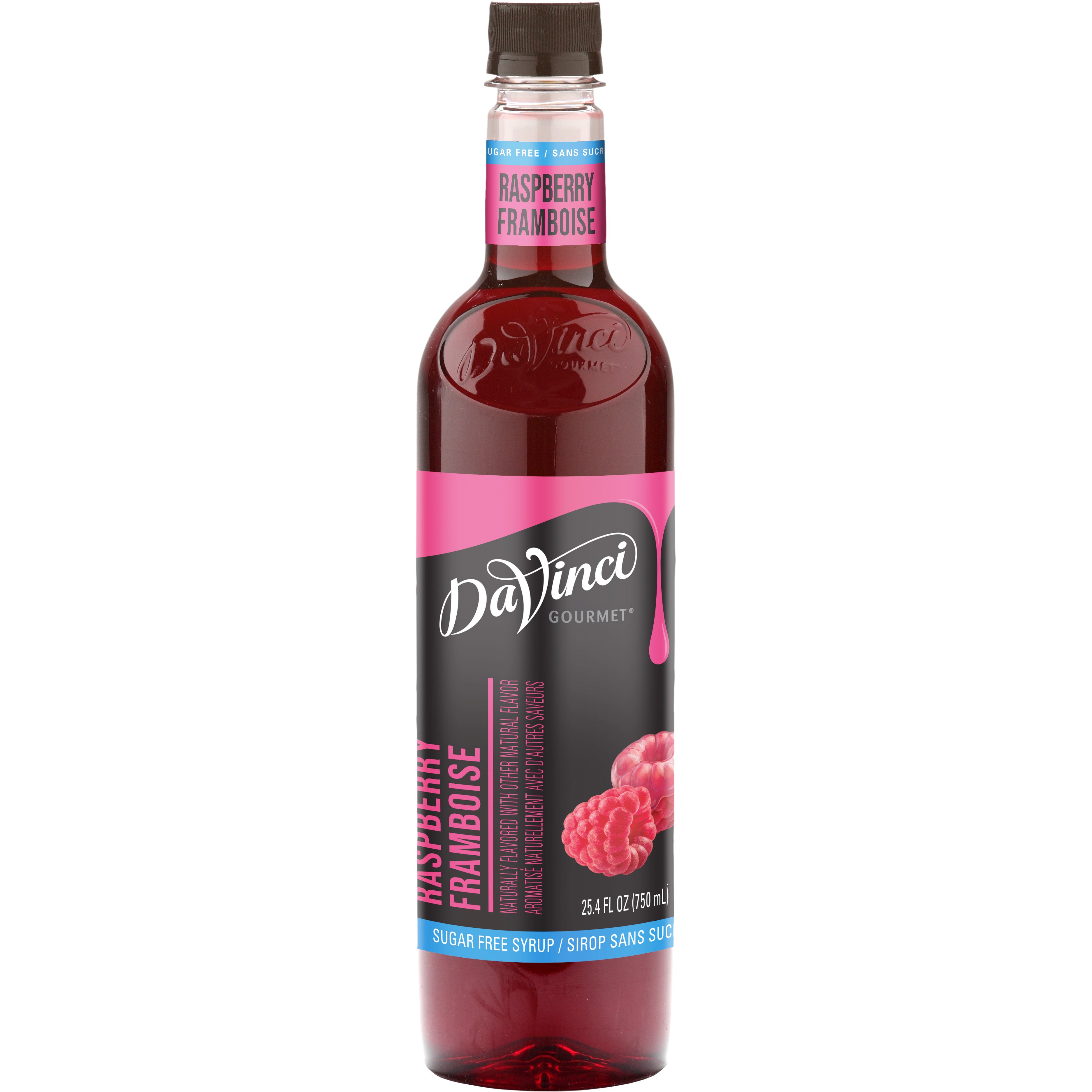 DAVINCI GOURMET SUGAR FREE RASPBERRY 750 ML