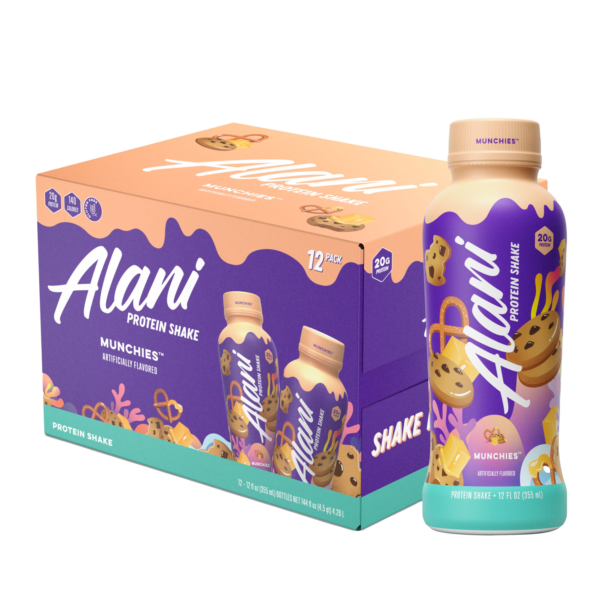 ALANI PROTEIN SHAKE MUNCHIES 12 FL OZ/12PK - Image 1