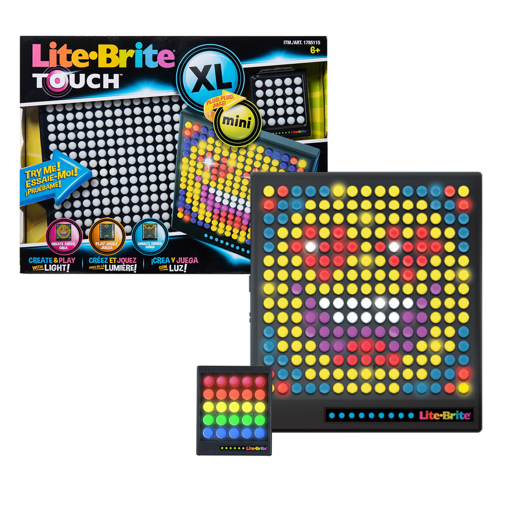 LITE-BRITE XL TOUCH & MINI TOUCH COMBO PACK